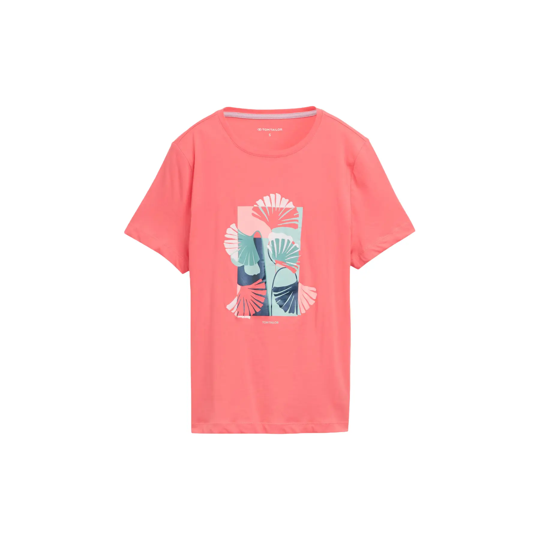 Plain Cotton Printed T-Shirt For Women Tom Tailor