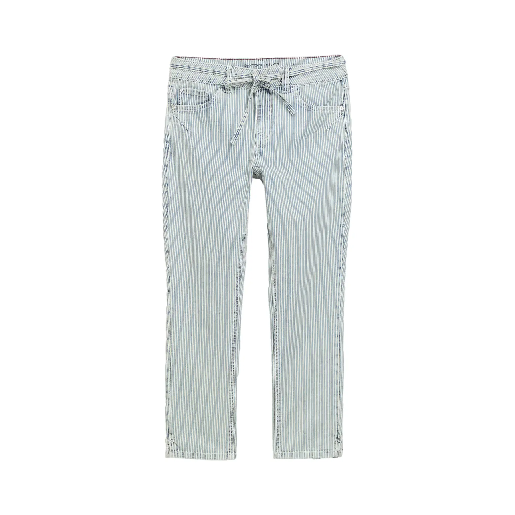 Jeans Slim con cintura annodata donna  Lene cropped