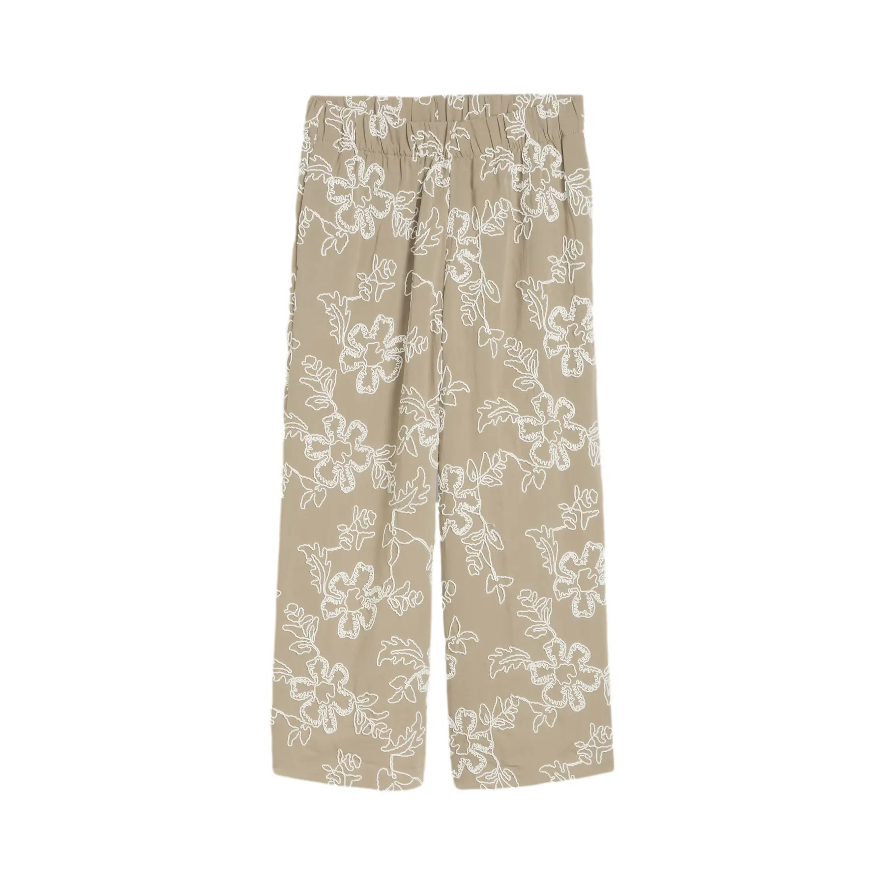 Women's Floral Embroidery Trousers Tom Tailor