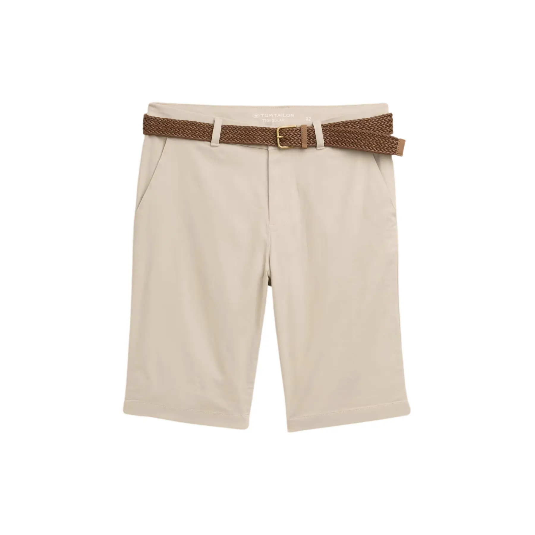 Klassische kurze Chino mit Gürtel Tom Tailor