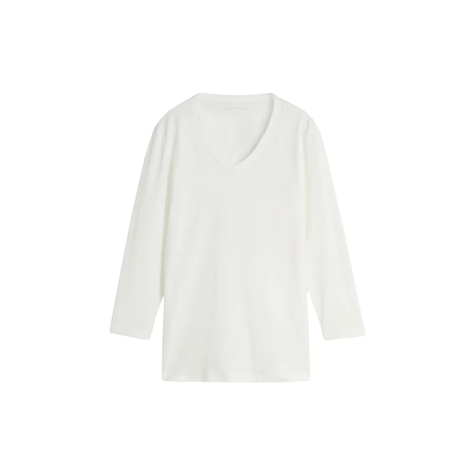 Basic V-Ausschnitt T-Shirt Damen Tom Tailor