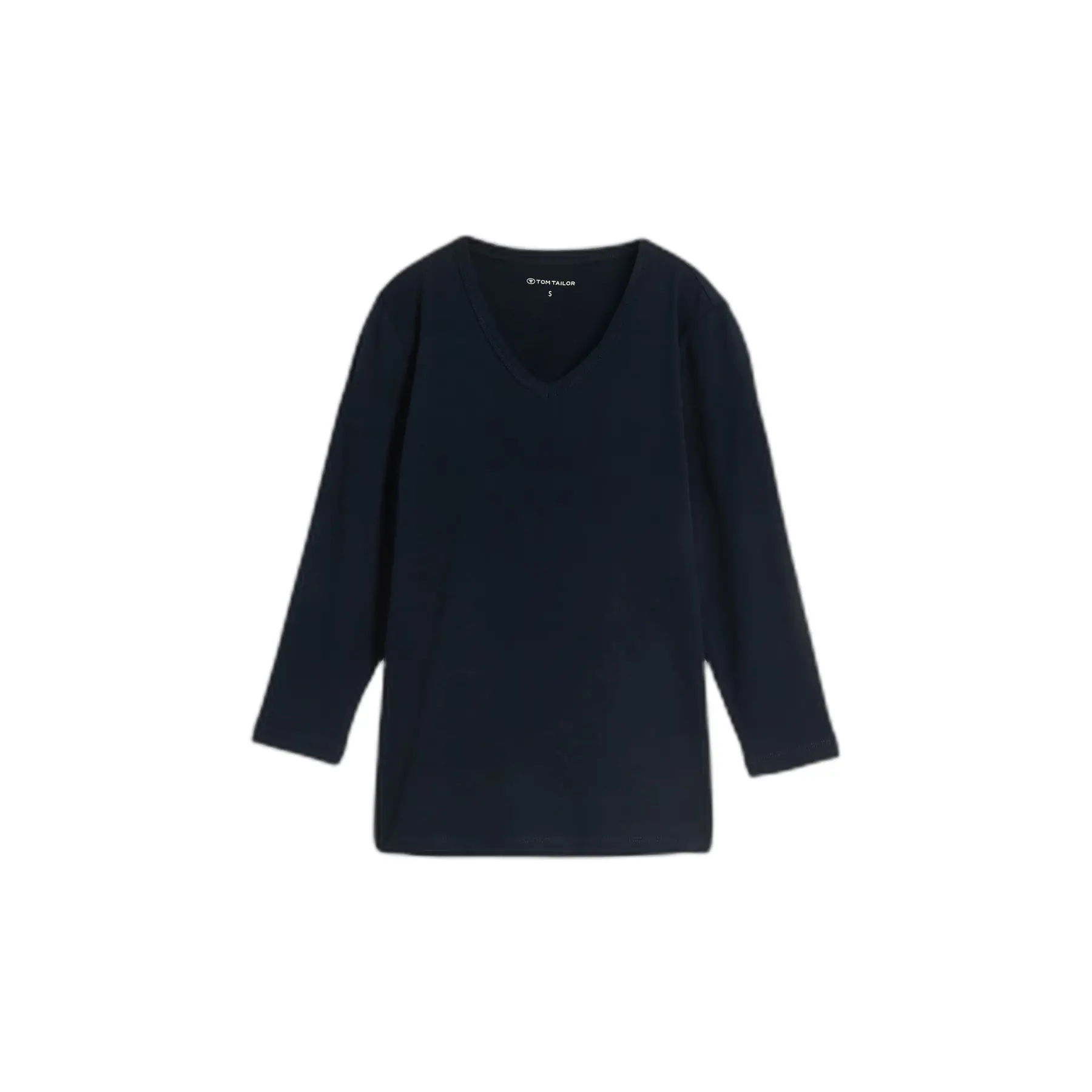 Basic V-Neck T-Shirt Women Tom Tailor