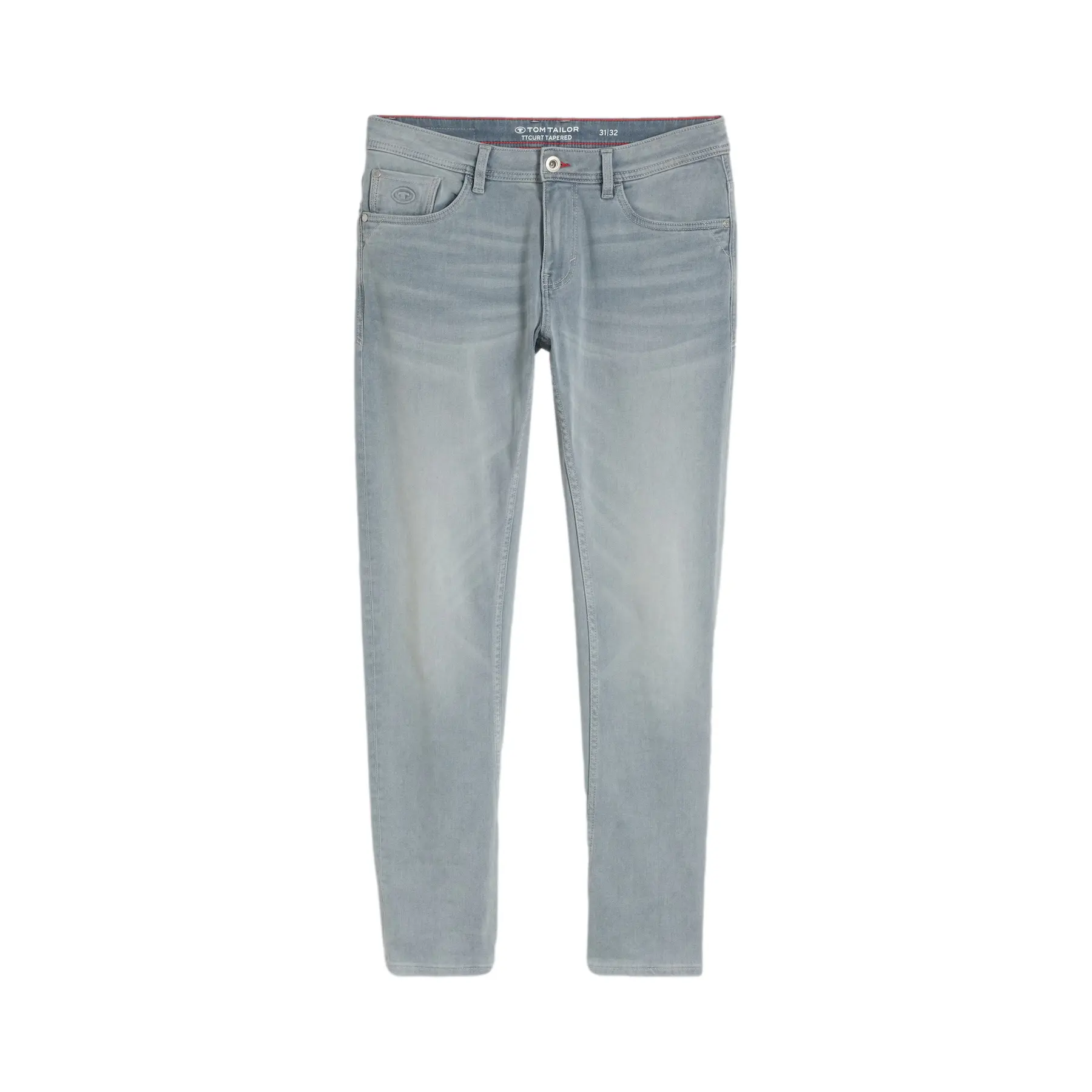 Tom Tailor - TTCURT TAPERED jeans met stretch - Maat 32/36 - light stone blue grey denim