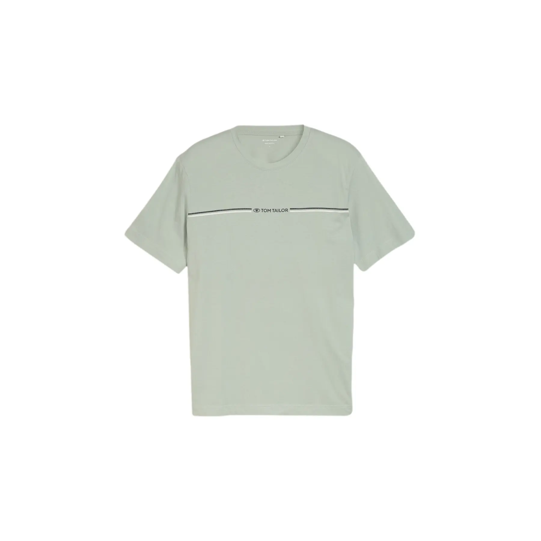 T-Shirt aus Baumwolle mit bedrucktem Logo Tom Tailor