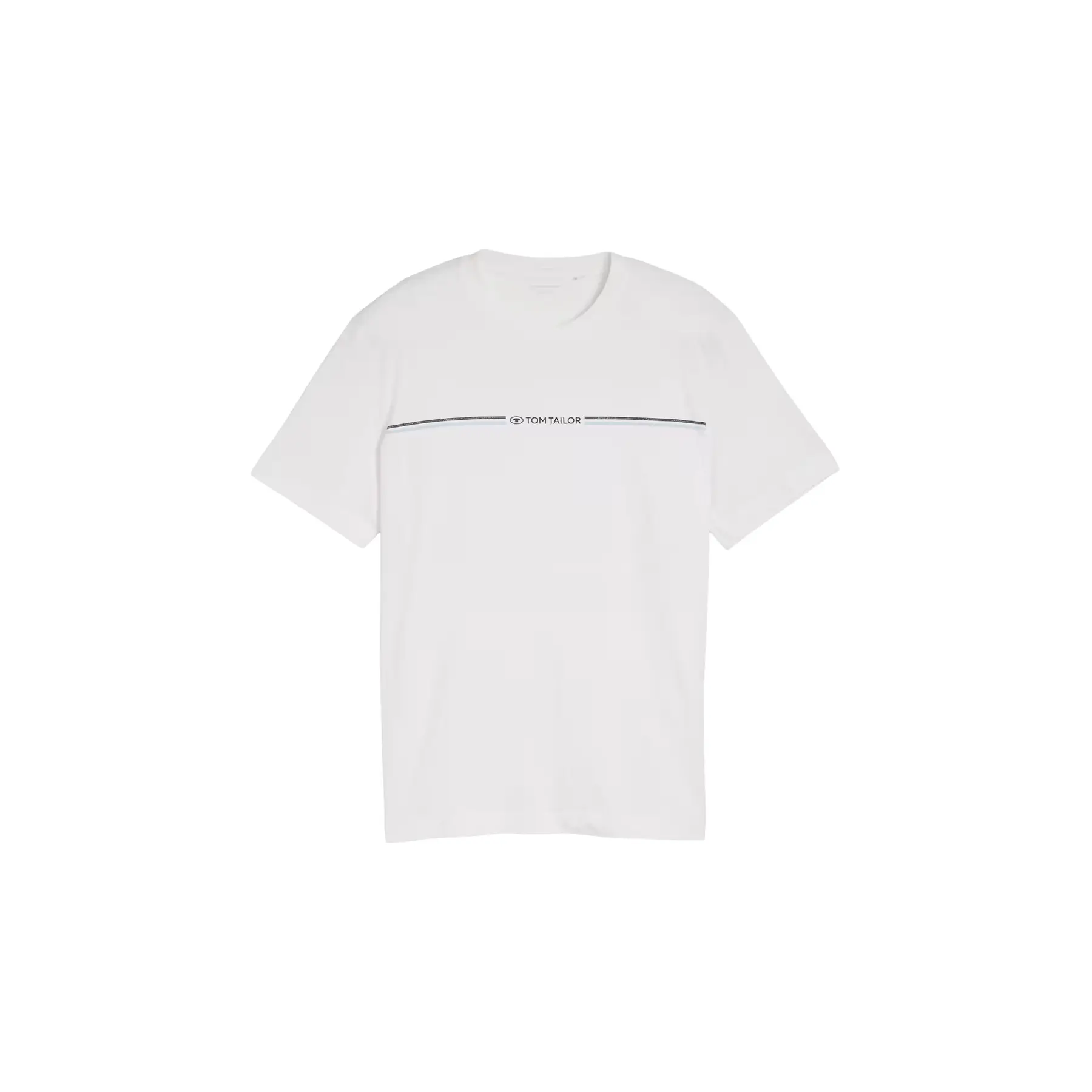 T-Shirt aus Baumwolle mit bedrucktem Logo Tom Tailor