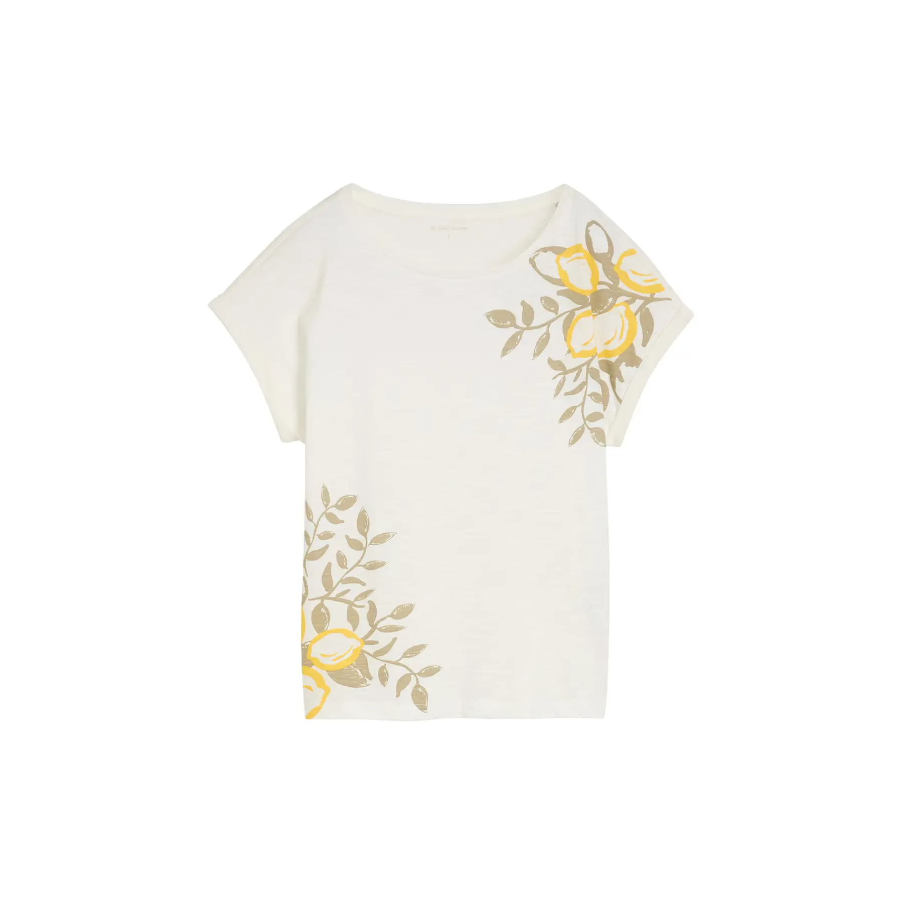 T-Shirt Mit Zitronenprint Damen Tom Tailor