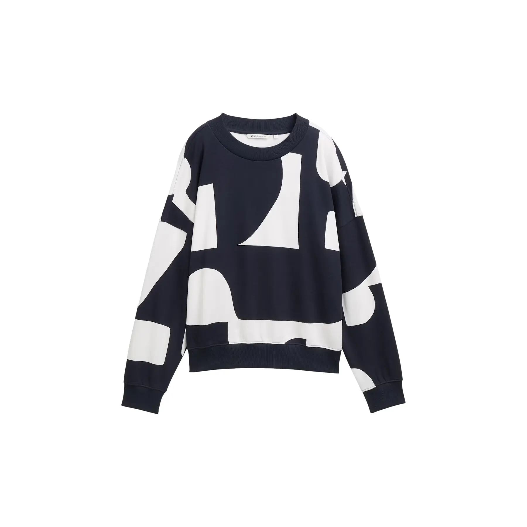 Oversized Print Sweatshirt Damen Tom Tailor Denim