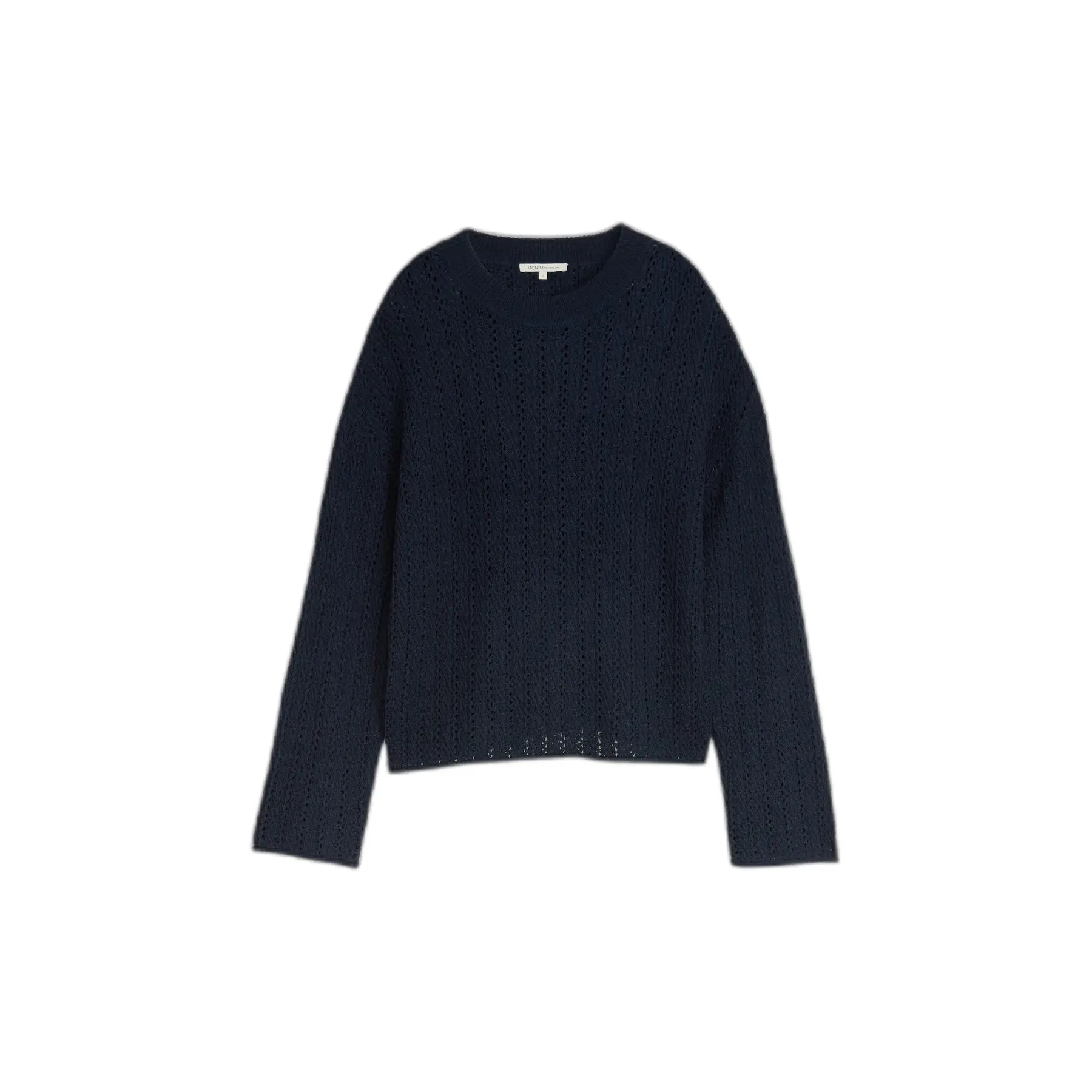 Knitted Jumper With Openwork Pattern Women's Tom Tailor Denim