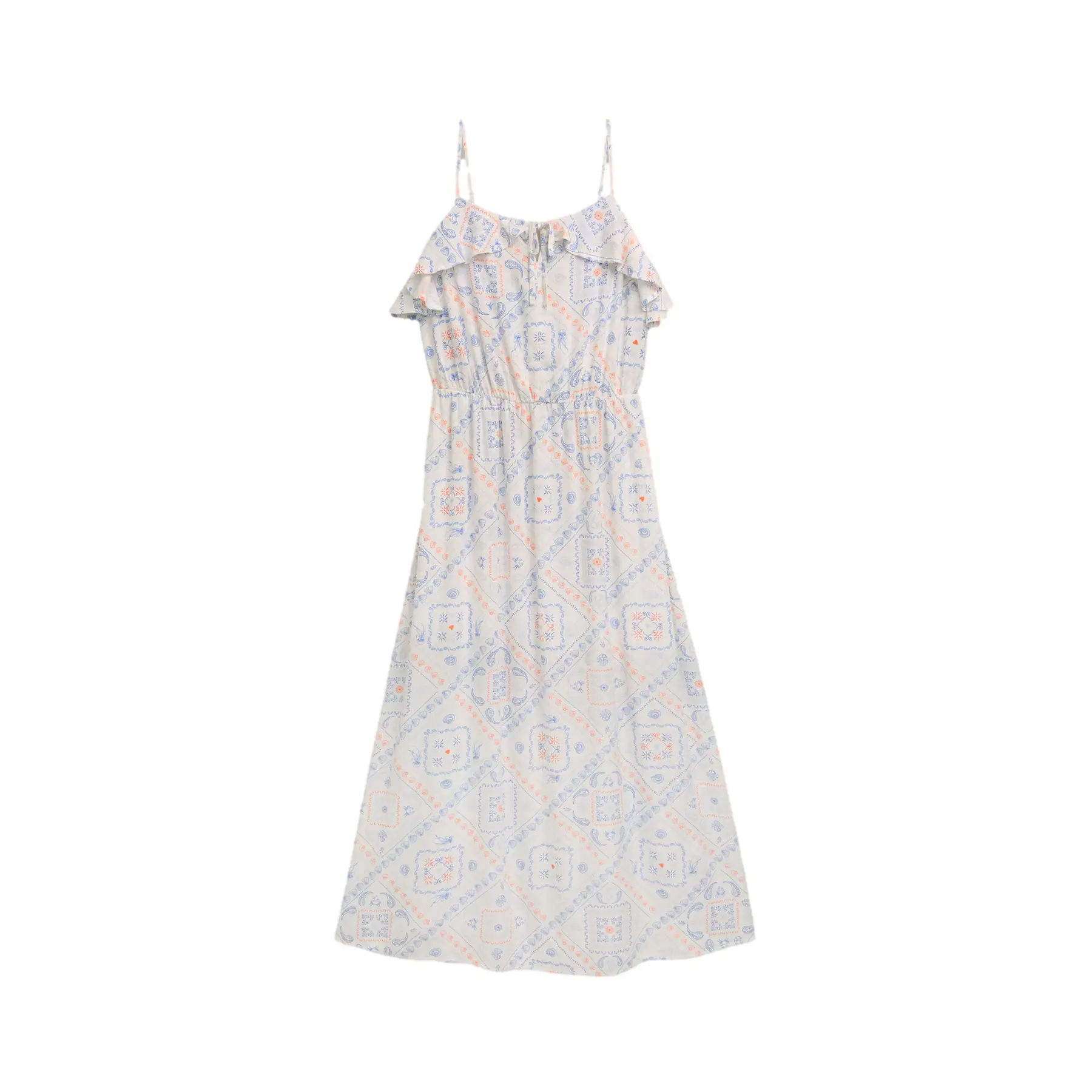 Long Dress With Adjustable Straps Women Tom Tailor Denim