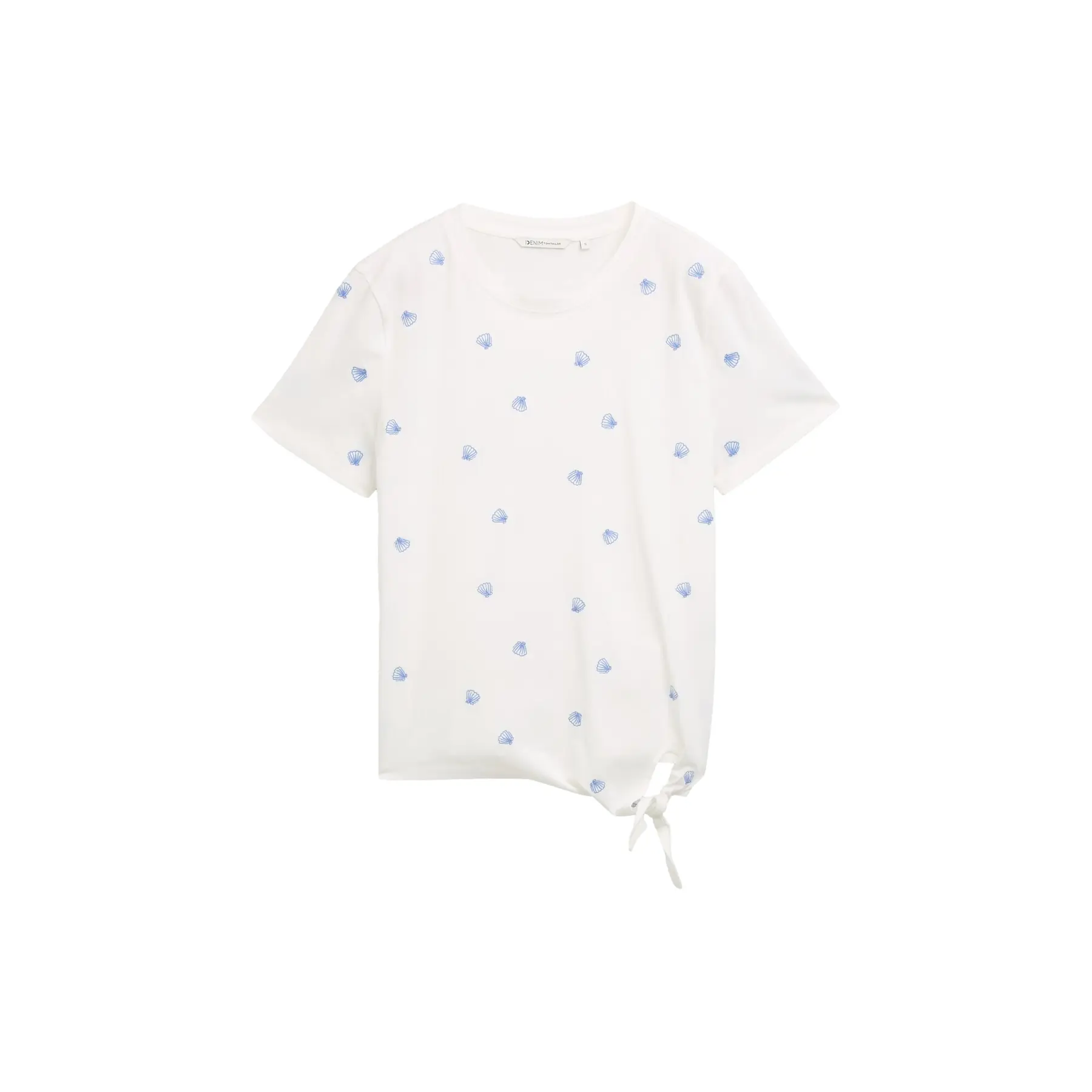 Damen T-Shirt mit Knoten Tom Tailor Denim