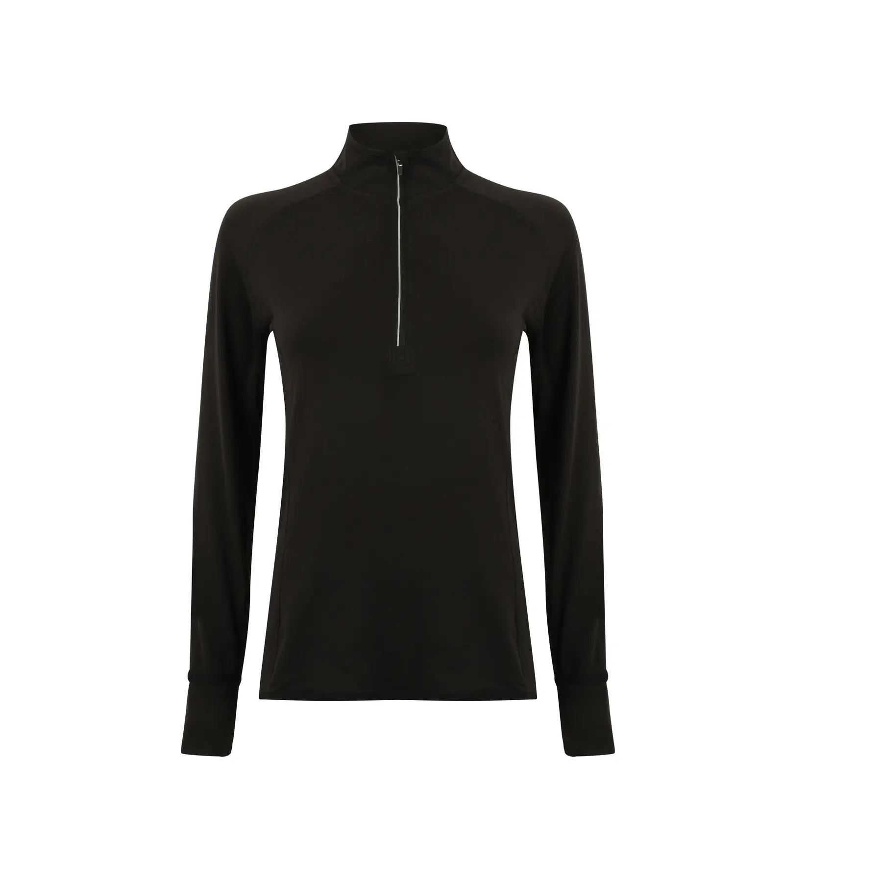 Maglia a maniche lunghe 1/4 zip donna