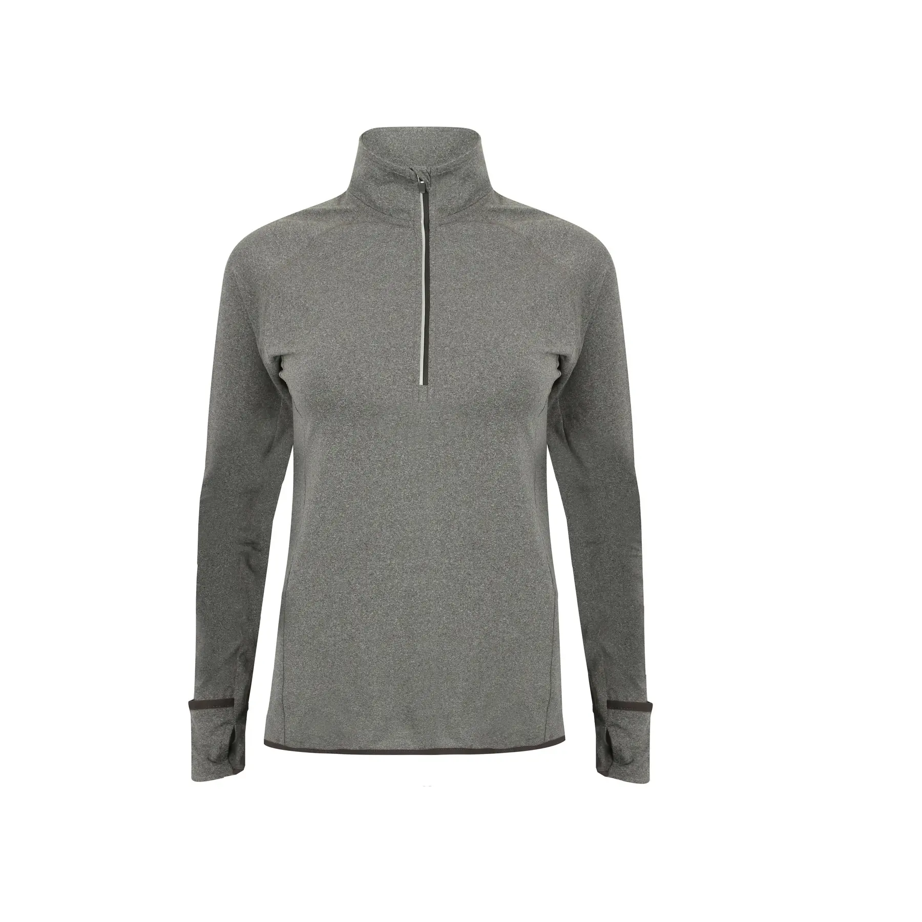Maglia a maniche lunghe 1/4 zip donna