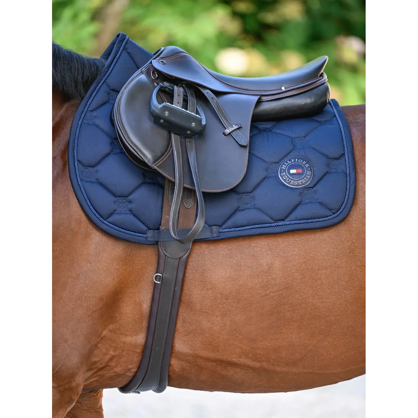 Tommy Hilfiger Equestrian Bleu Jumping Saddle Pad Liberty