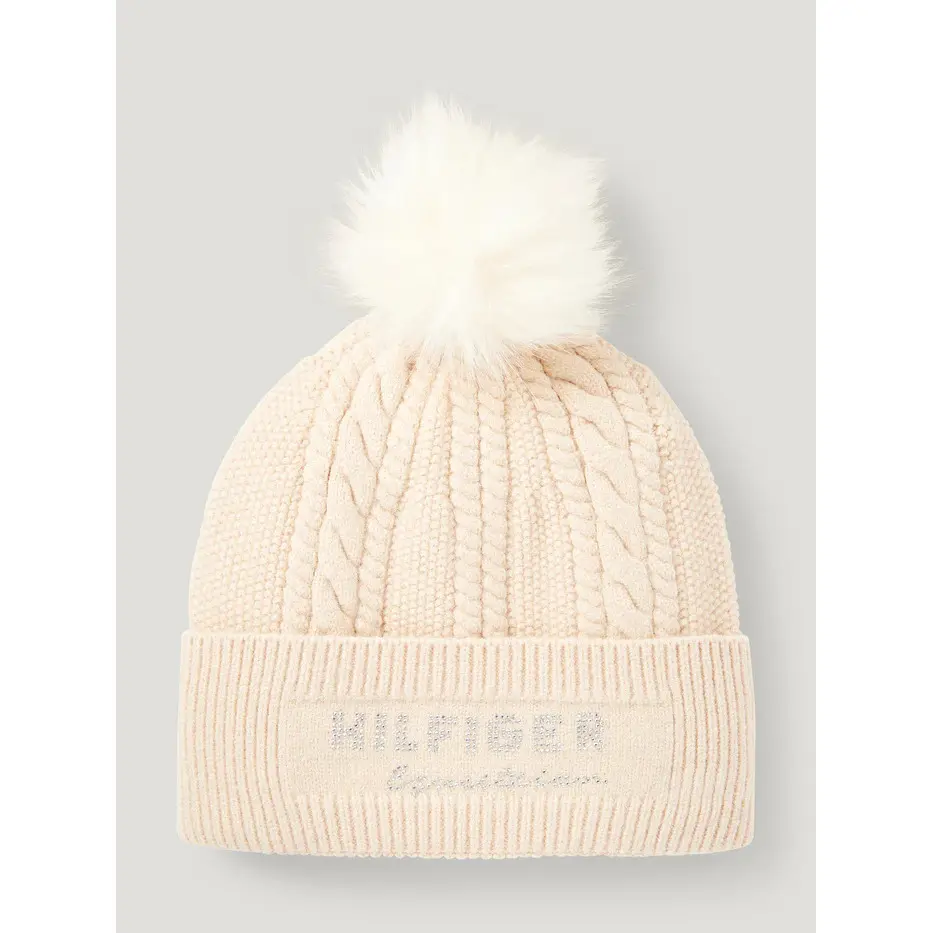 Comparer les prix de Bonnet Tommy Hilfiger Equestrian Perry Pompom
