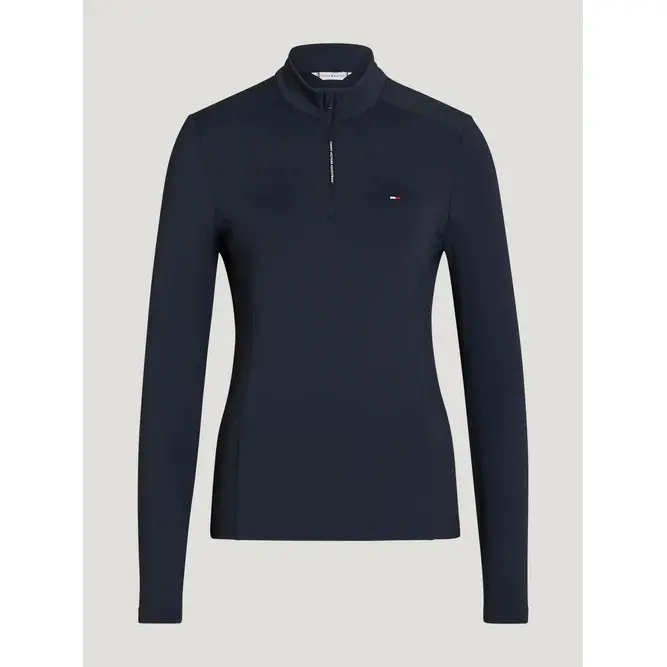 Meilleurs prix pour Maillot équitation 1/4 zip femme Tommy Hilfiger Equestrian Milo