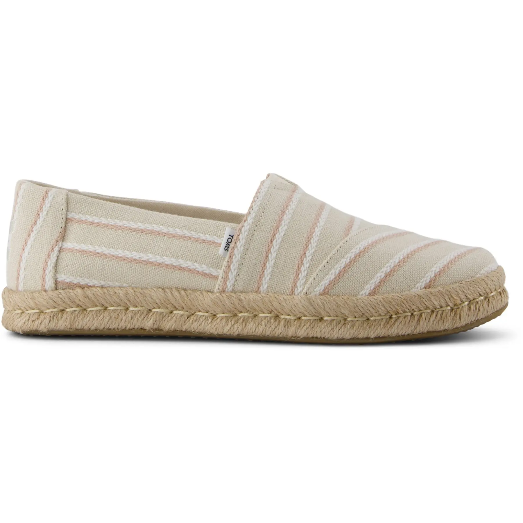Gestreifte Espadrilles für Damen Toms Rope 2.0
