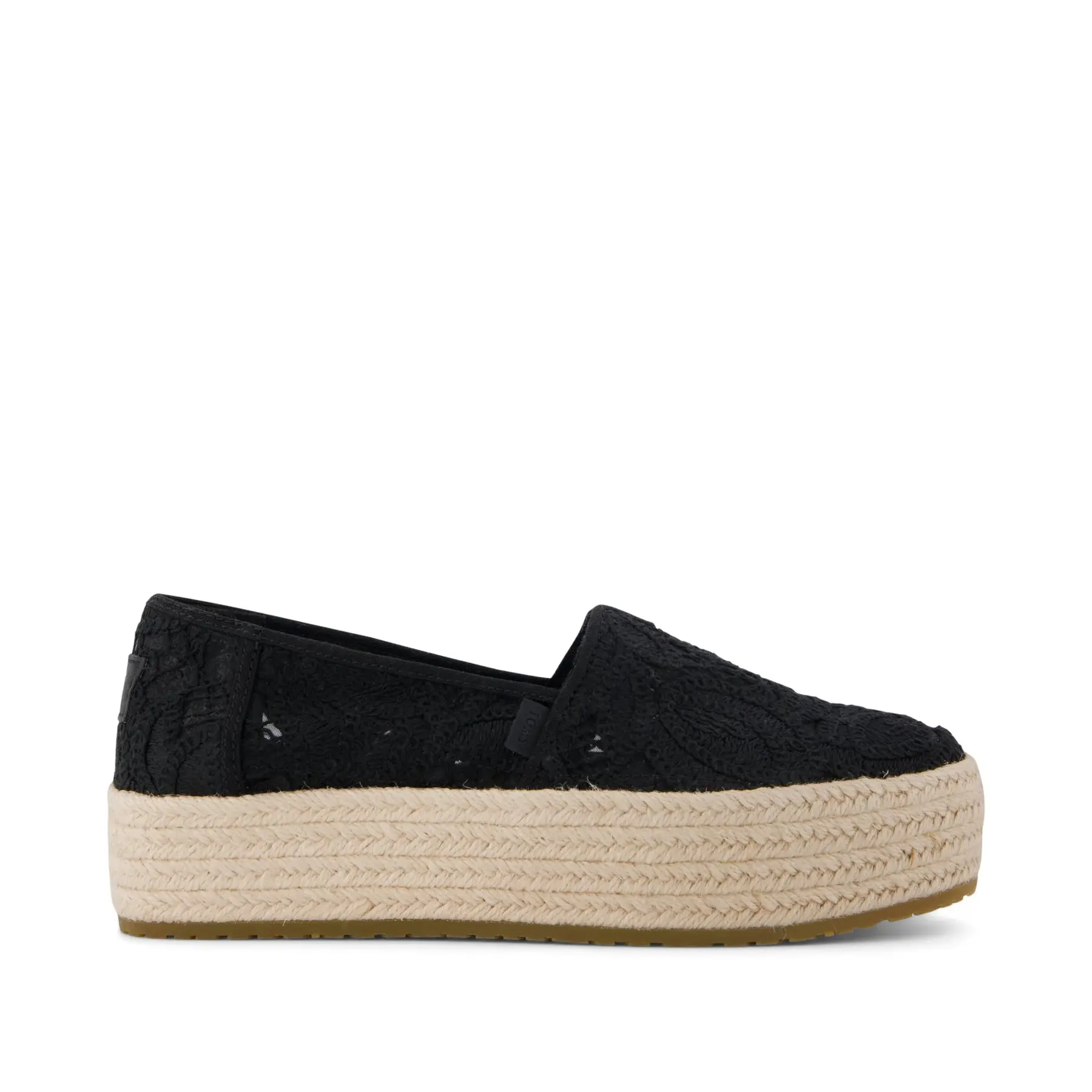 Espadrillas in crochet con piattaforma donna Toms Valencia