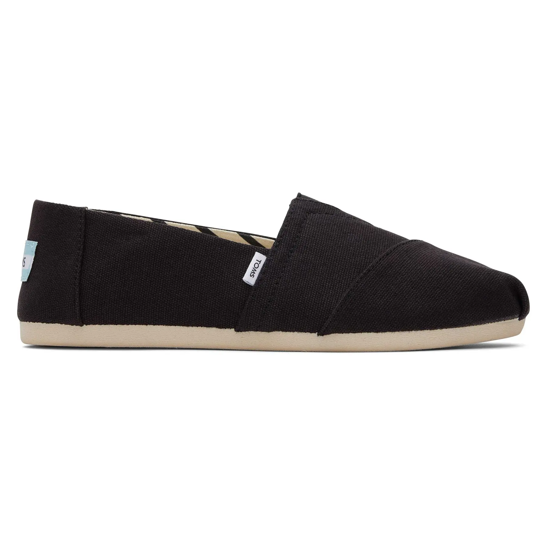 0195703109683 - TOMS Espadrilles Elastikeinsatz Logo-Patch für Damen schwarz 39