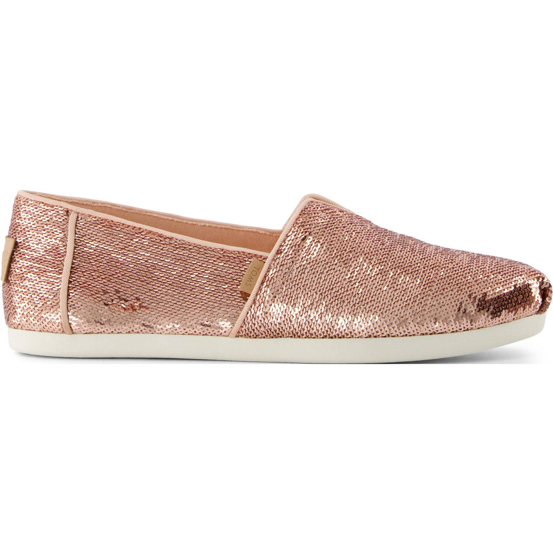 0195703725357 - Damen-Espadrilles mit Pailletten Toms Alpargata Classique