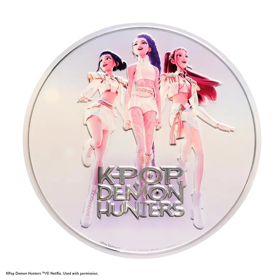 Alu-Poster Album Huntrix Kind Trade Invaders KPop Demon Hunters
