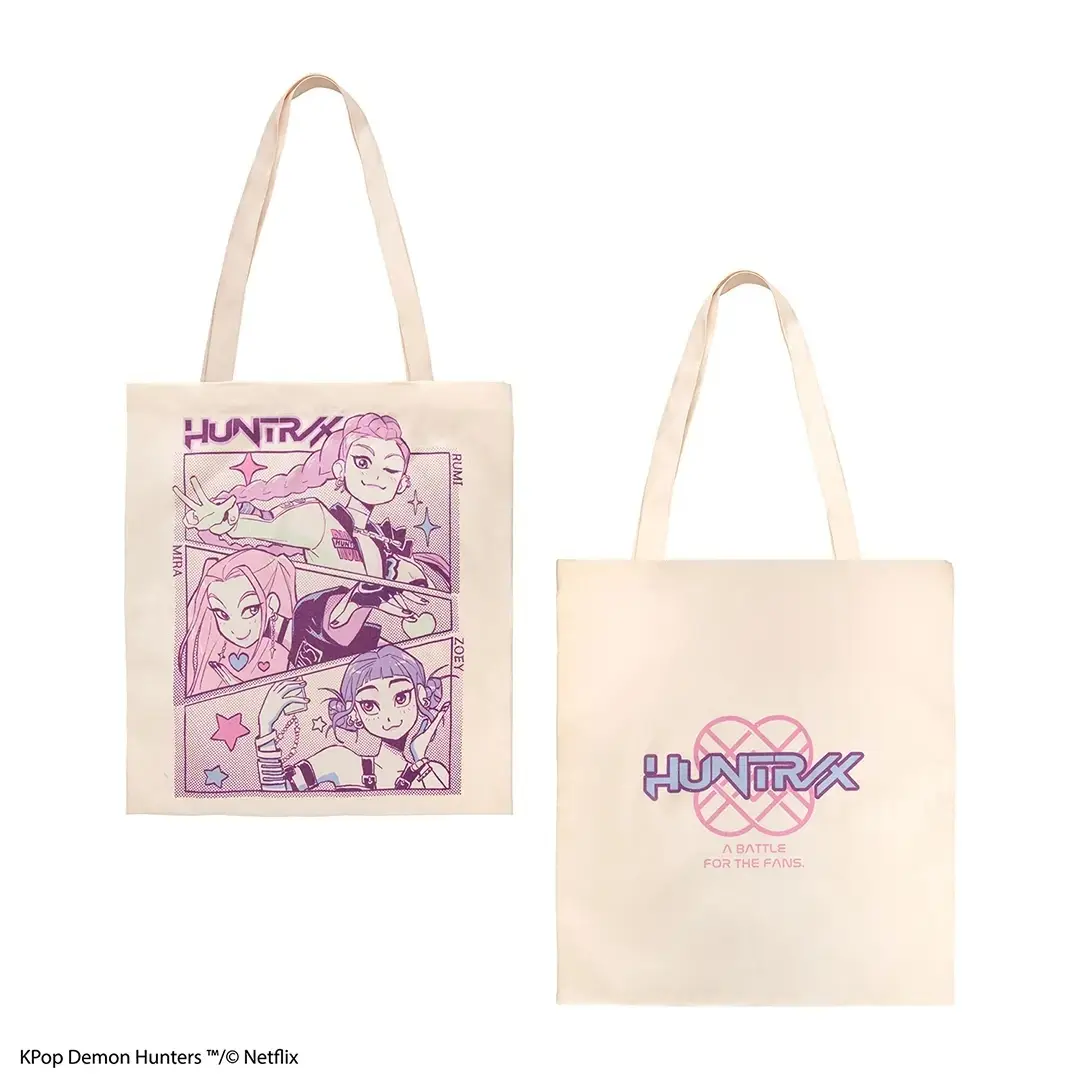 Tote bag une bataille pour les fans enfant Trade Invaders KPop Demon Hunters