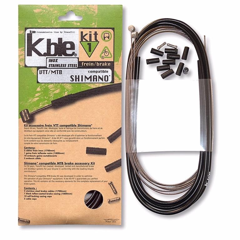 Velo Store - UK Stainless steel brake kit for shimano and sram Transfil | Extra 10% off with Subscription, Postage £16.79 to UK Fedex.