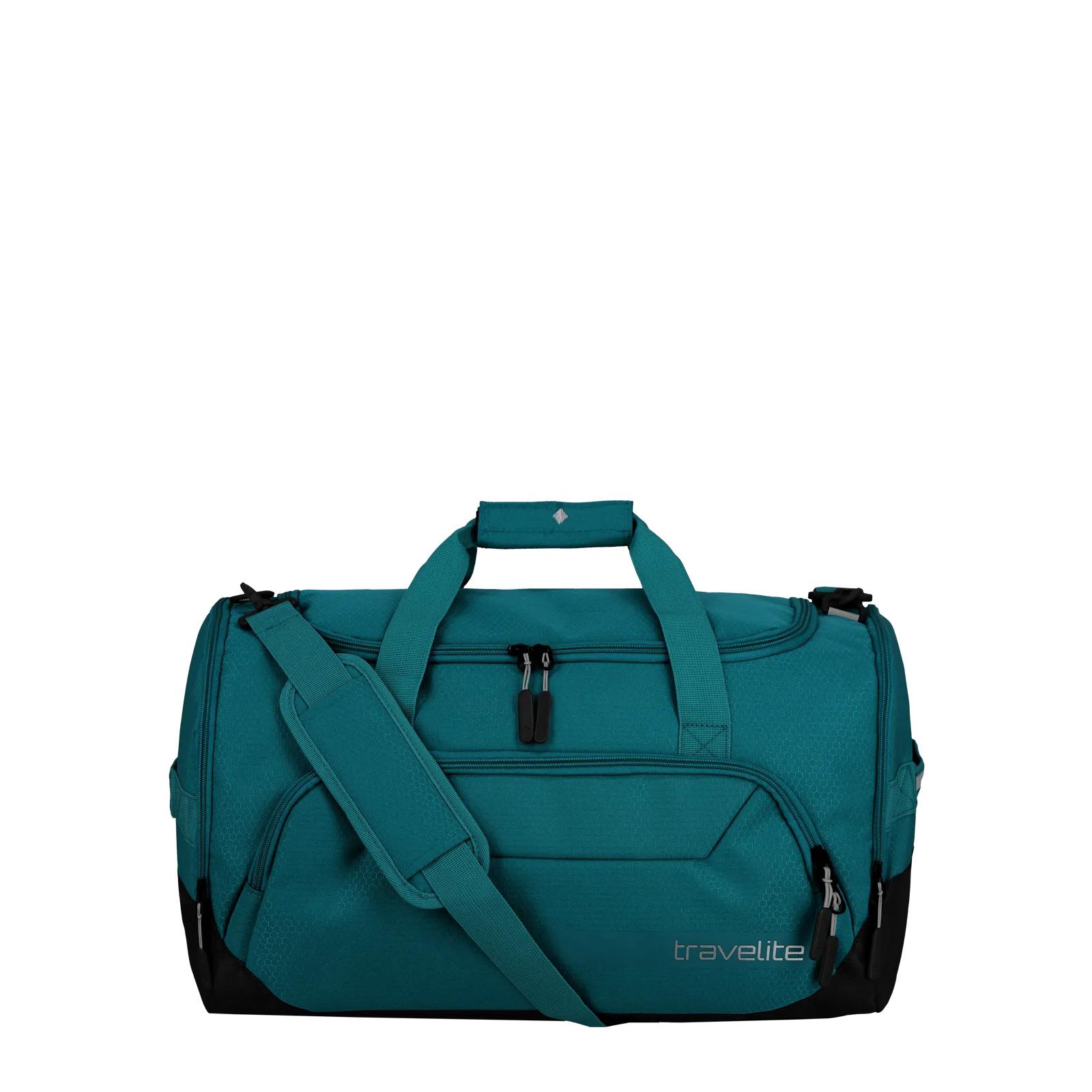 4027002070264 - Reisetasche TRAVELITE KICK OFF verschiedene Größen und Farben Gr B H T 50cm x 29cm x 30cm blau (petrol) Polyester unifarben Taschen Reisegepäck Sporttasche Freizeittasche mit Aufsteckfunktion