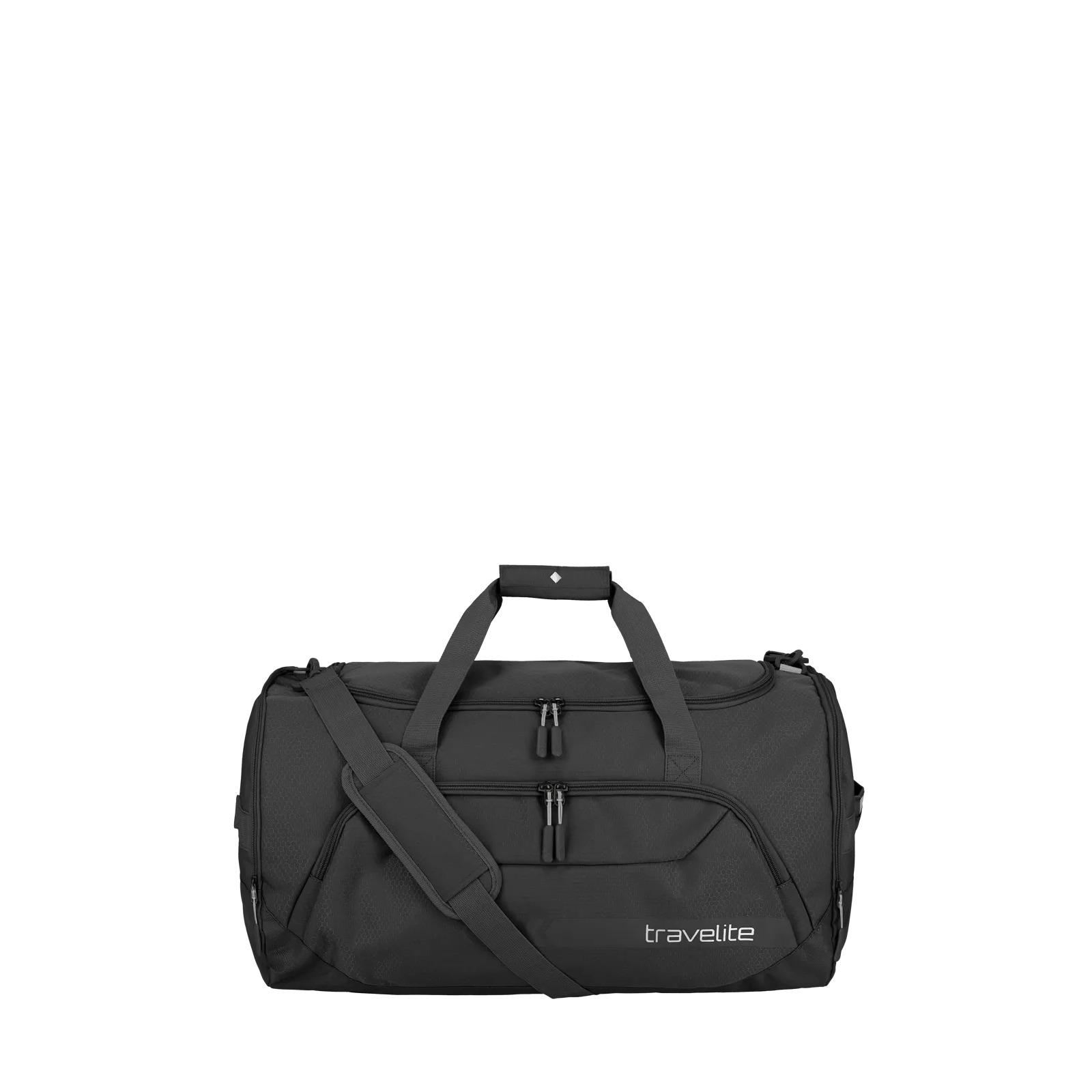 4027002093331 - Reisetasche TRAVELITE KICK OFF verschiedene Größen und Farben Gr B H T 60cm x 34cm x 36cm schwarz Polyester unifarben Taschen Reisegepäck Sporttasche Freizeittasche mit Aufsteckfunktion