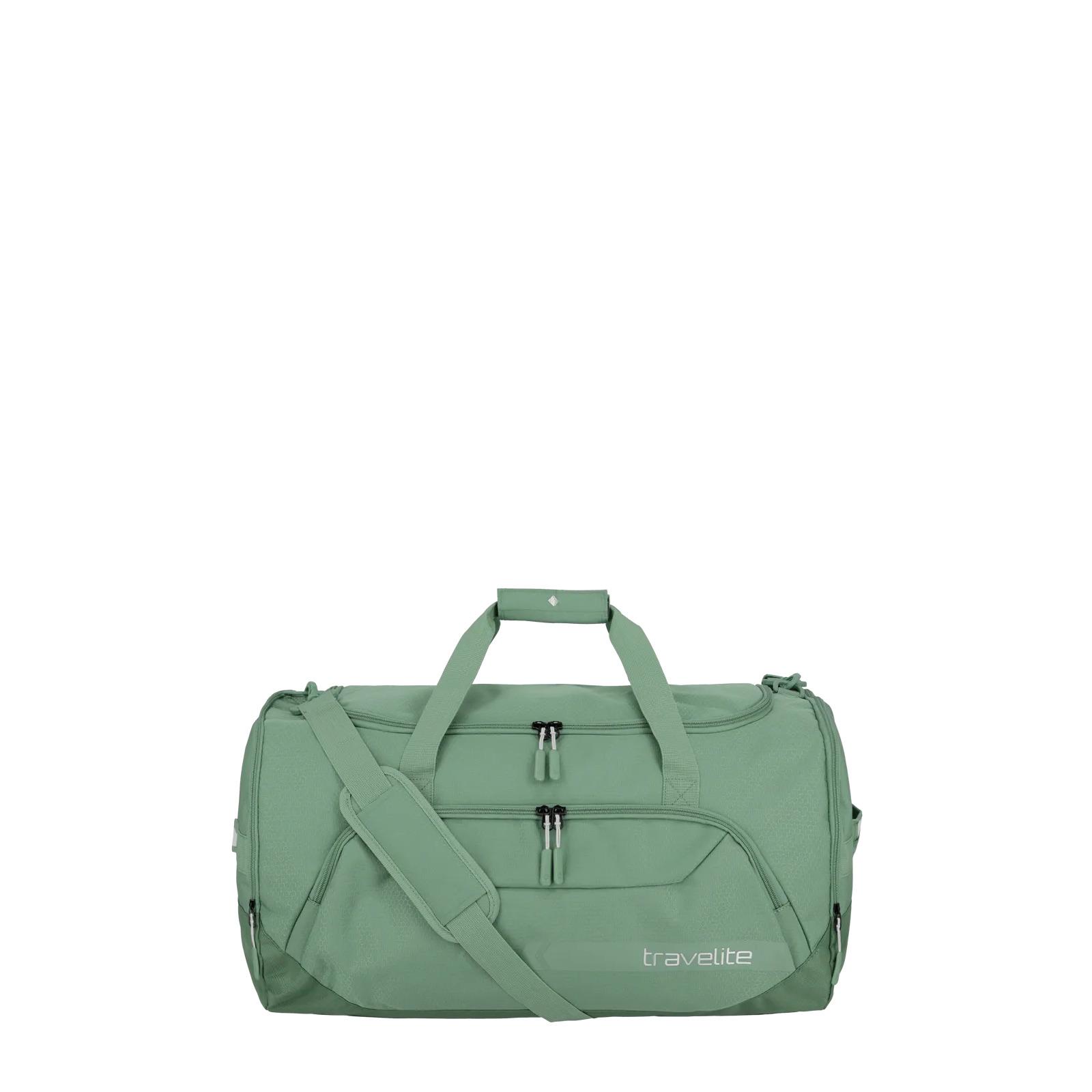 4027002088795 - Reisetasche TRAVELITE KICK OFF verschiedene Größen und Farben Gr B H T 60cm x 34cm x 36cm grün (salbei) Polyester unifarben Taschen Reisegepäck Sporttasche Freizeittasche mit Aufsteckfunktion