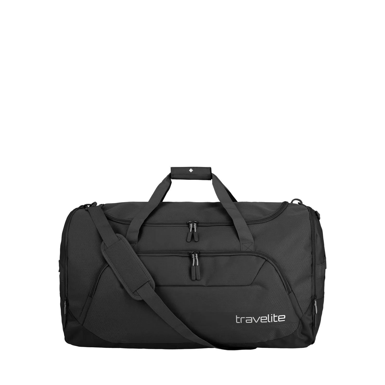 4027002093348 - Reisetasche TRAVELITE KICK OFF verschiedene Größen und Farben Gr B H T 70cm x 40cm x 43cm schwarz Polyester unifarben Taschen Reisegepäck Sporttasche Freizeittasche mit Aufsteckfunktion