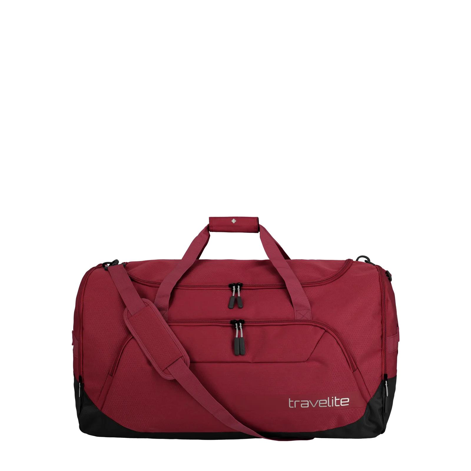 4027002070363 - Reisetasche TRAVELITE KICK OFF verschiedene Größen und Farben Gr B H T 70cm x 40cm x 43cm rot Polyester unifarben Taschen Reisegepäck Sporttasche Freizeittasche mit Aufsteckfunktion