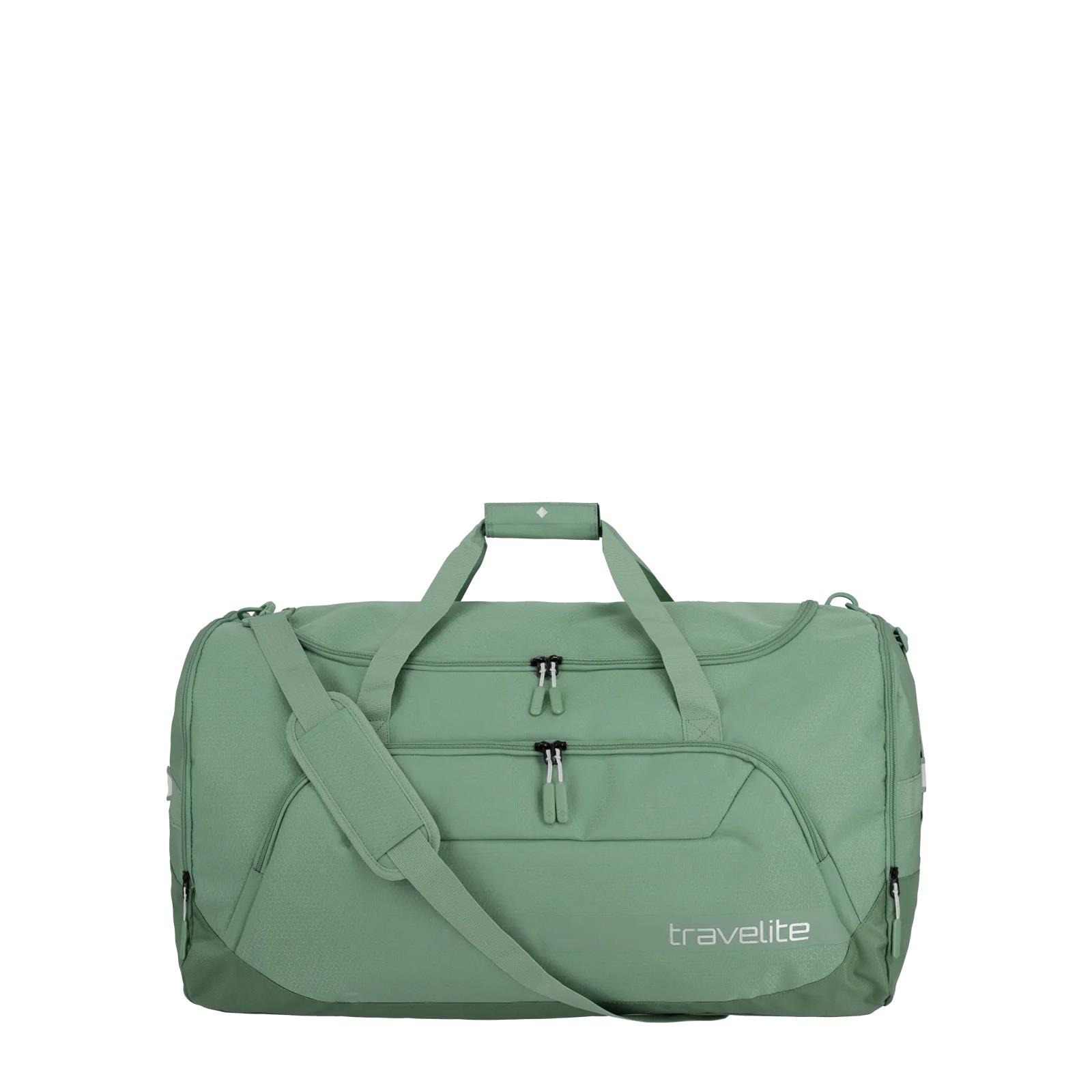 4027002088801 - Reisetasche TRAVELITE KICK OFF verschiedene Größen und Farben Gr B H T 70cm x 40cm x 43cm grün (salbei) Polyester unifarben Taschen Reisegepäck Sporttasche Freizeittasche mit Aufsteckfunktion