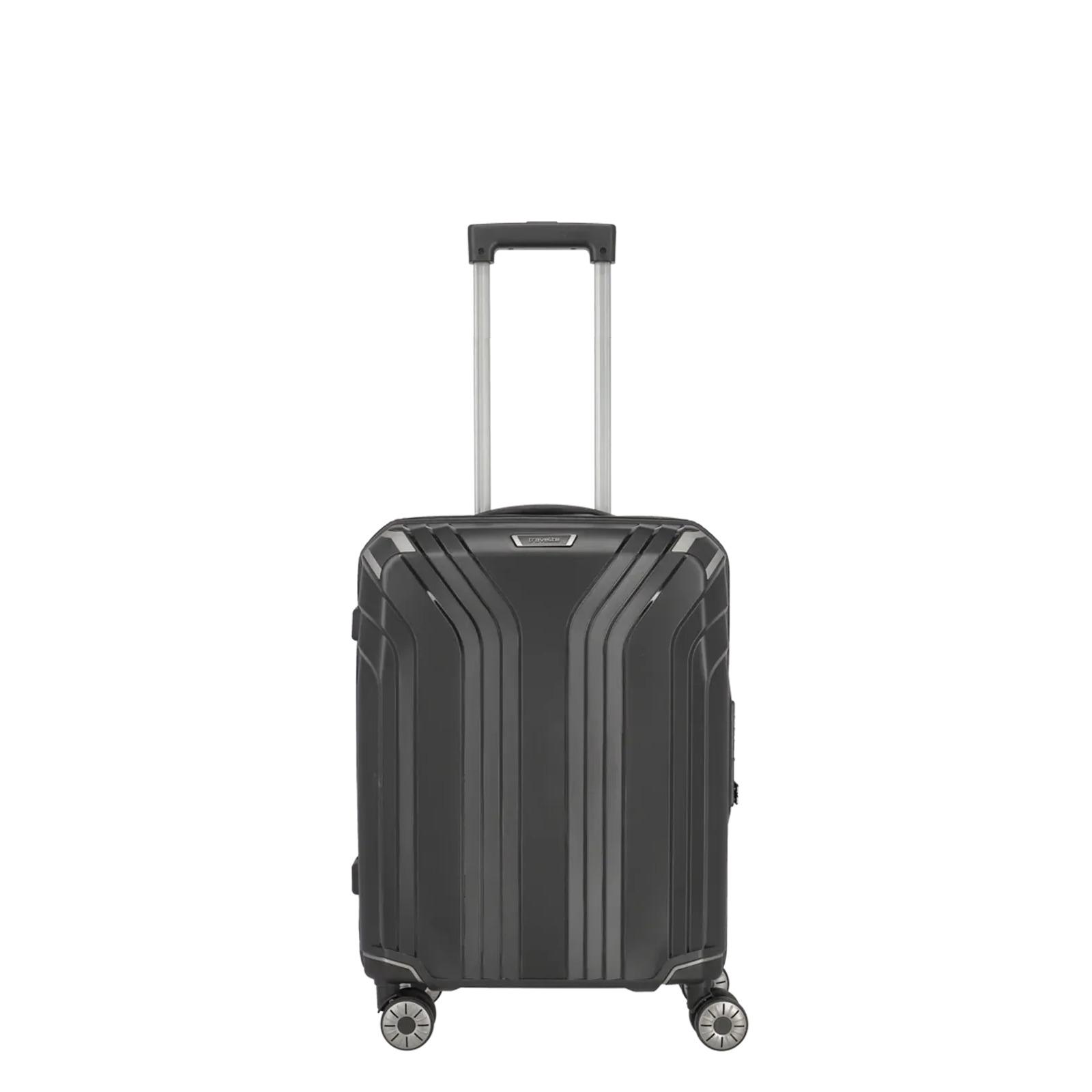 4027002081369 - ELVAA 4 Rollen Kabinentrolley 55 cm schwarz