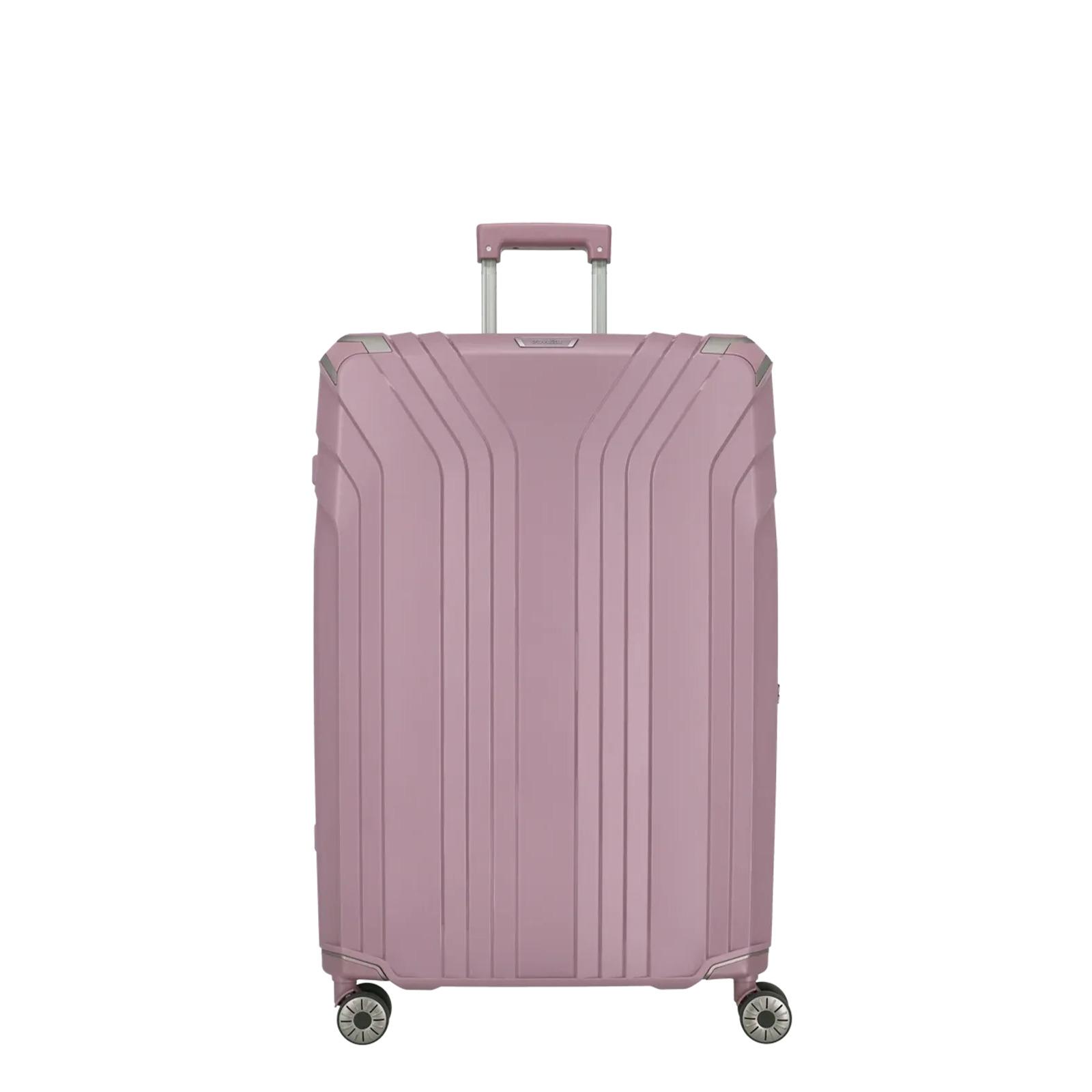 4027002086760 - travelite 4-Doppelrollen-Trolley Hartschale TSA-Schloss 102 Liter rosa