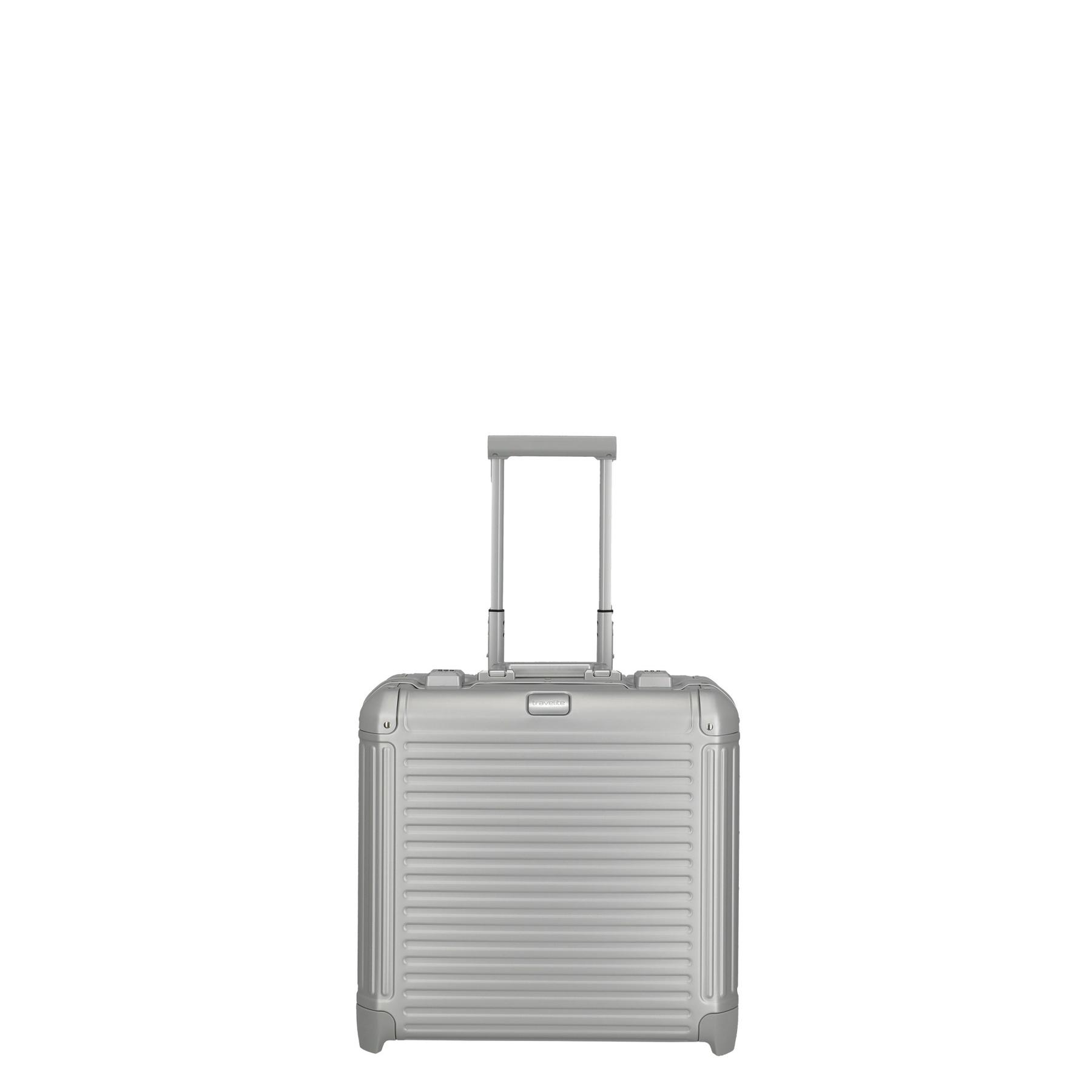 4027002078062 - travelite 2-Rollen-Trolley Hartschale Handgepäck silber