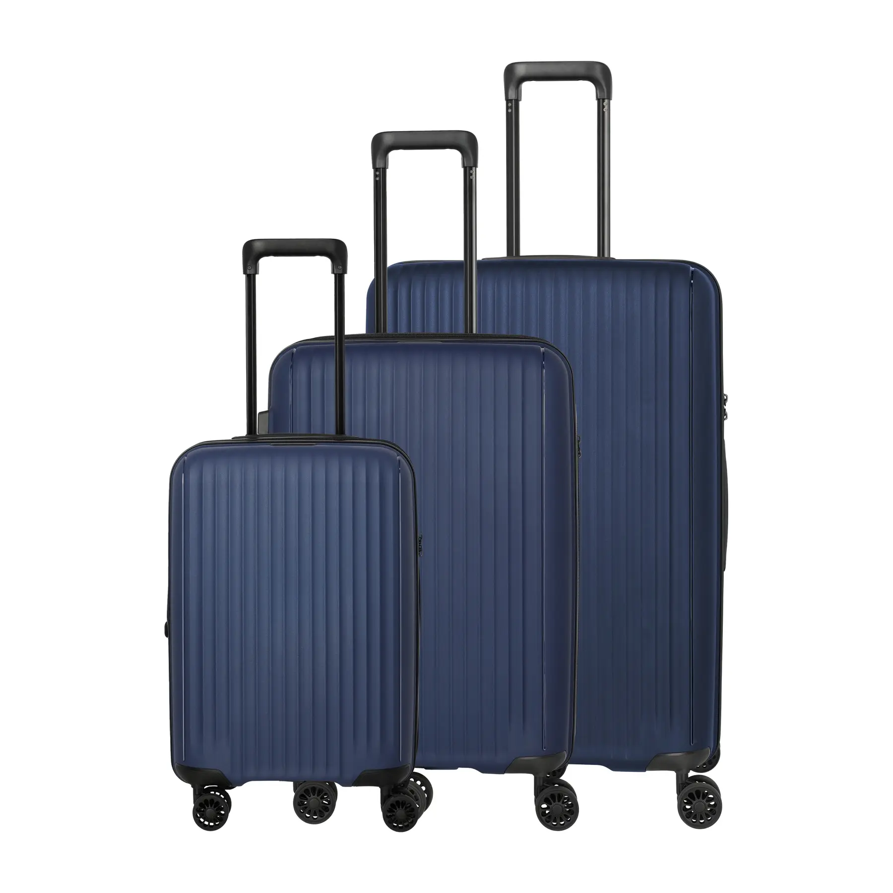 travelite trolley Skymate 4W Trolley L / M+ / S+ Navy donkerblauw 75cm