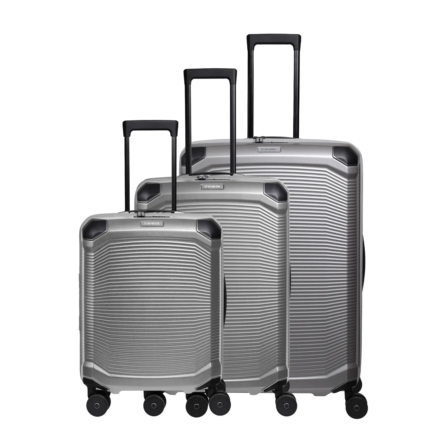 Set aus 3 Koffern travelite Millennium Troley L/M ext./S