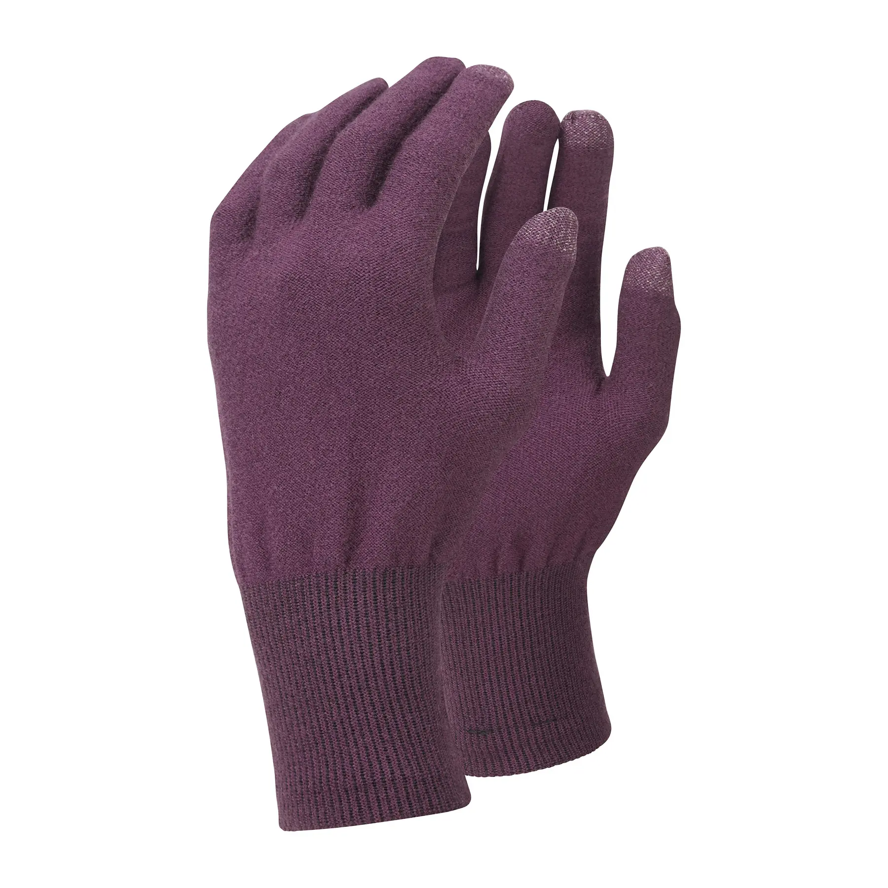 Trekmates Unisex Violet Gloves Merino Touch