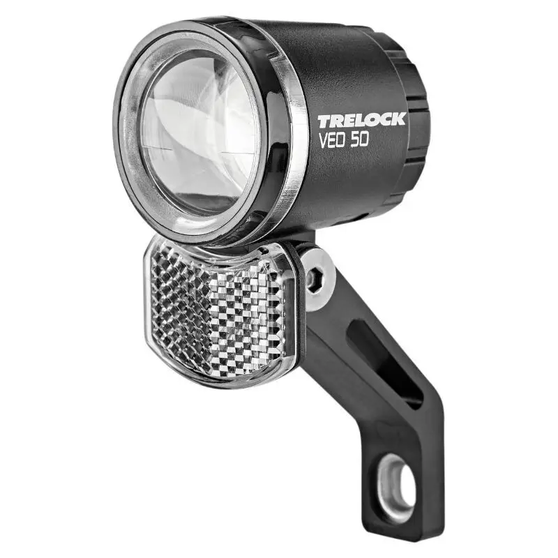 Luce anteriore della bicicletta sulla forcella per vedere a 70 m e visibile a 4 km Trelock VAE E-Bike Ls380 Bike-I 6-12V 50Lux