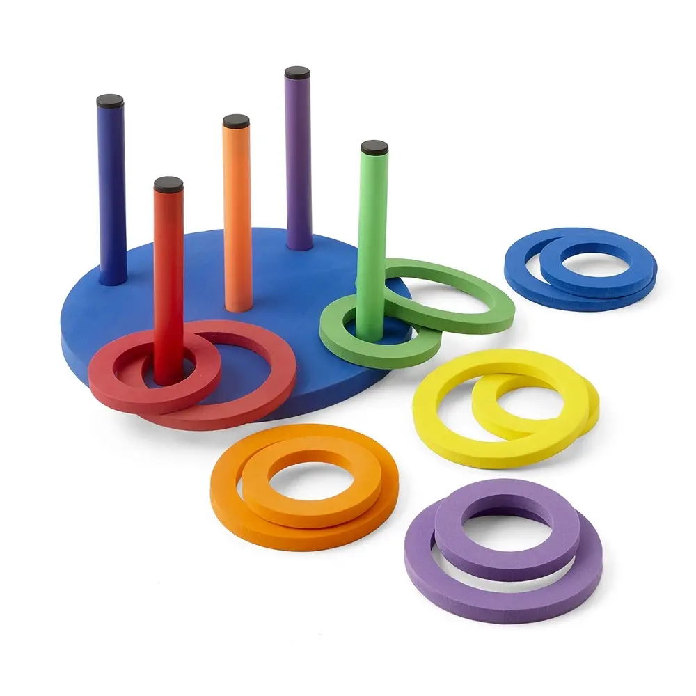 Zielscheibe und Ringe aus Schaumstoff Tremblay CT