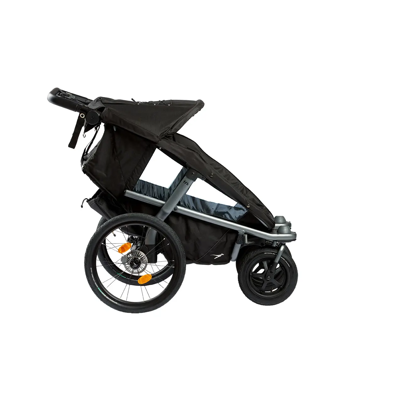 Tfk Fahrradanhänger Velo Inkl. Deichsel Schwarz Kleinkind Größe 120 X Größe 75 X 105 Mm - Image 3