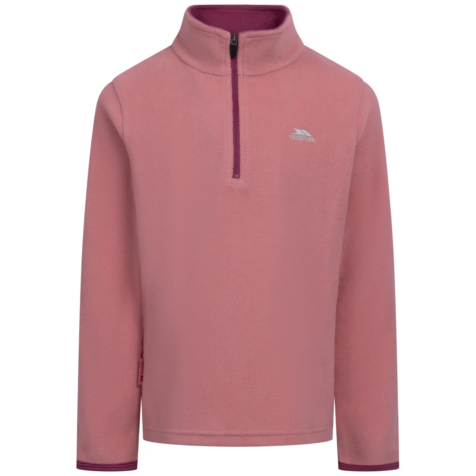 Girl's 1/2 zip fleece Trespass Sybil