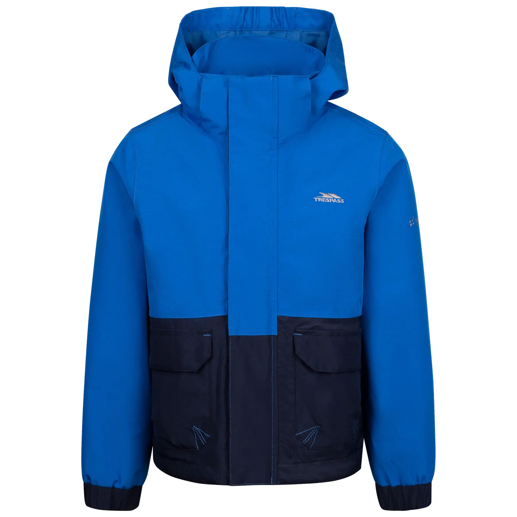 Trespass Boys Bleu Waterproof Jacket For Children Zeppe
