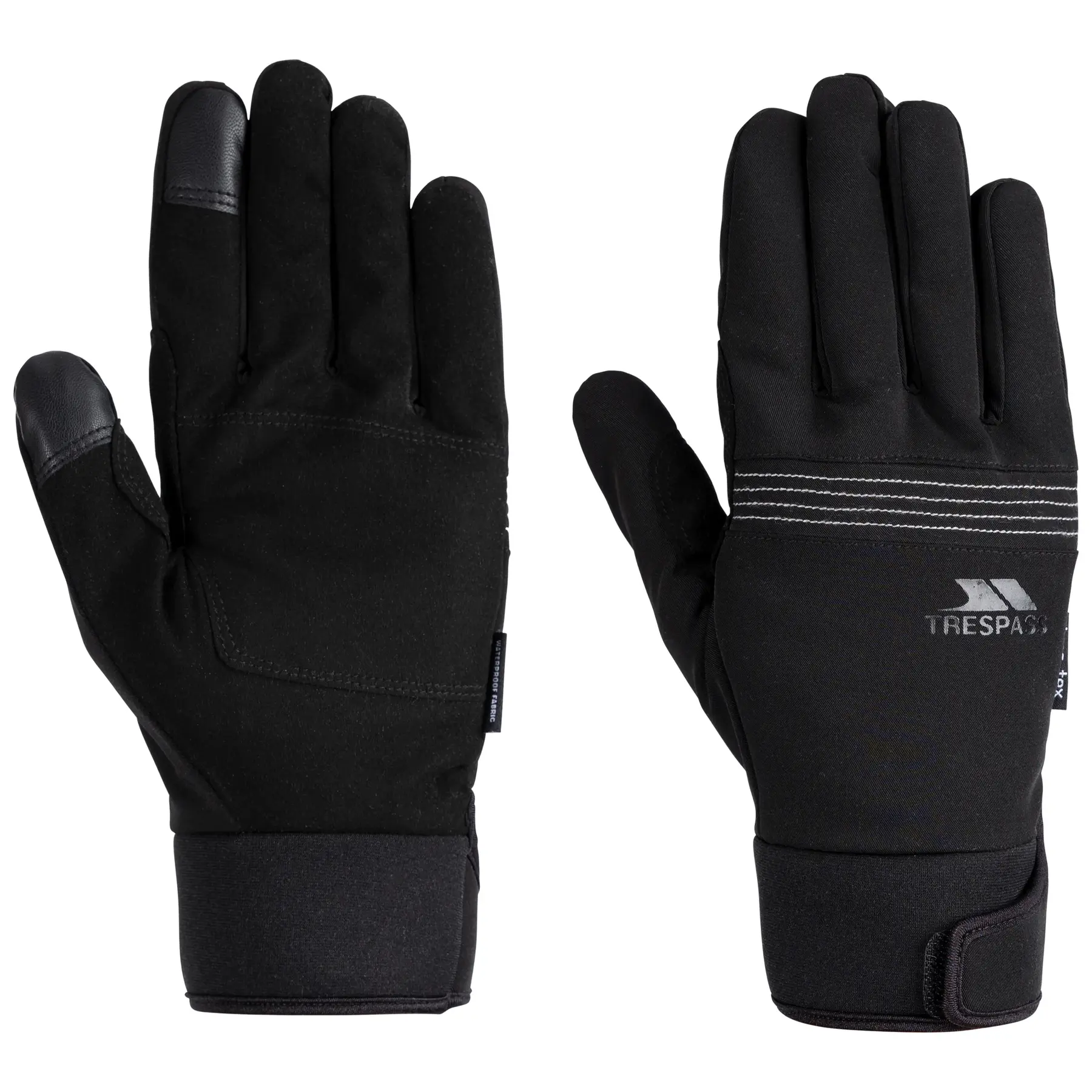 Trespass Boys Noir Gloves Cruzado X