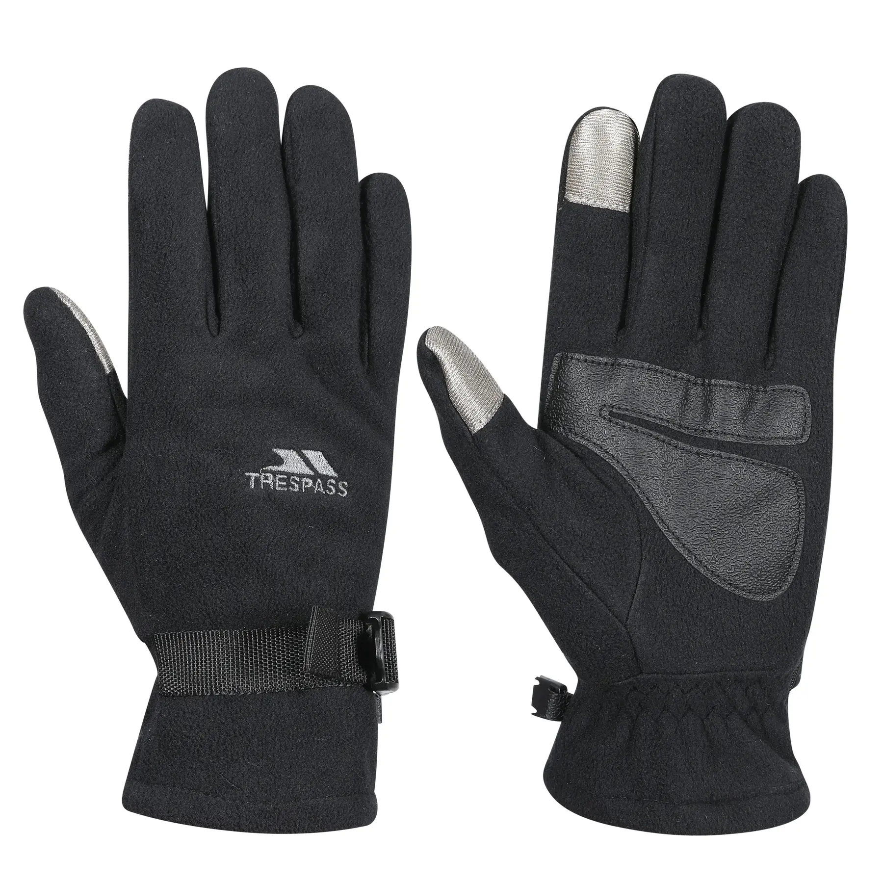 Trespass Unisex Noir Gloves Contact