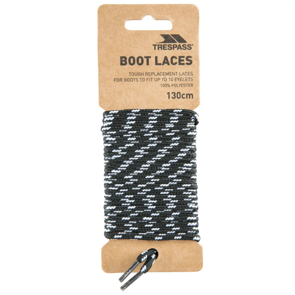 Trespass Unisex Noir Laces 130