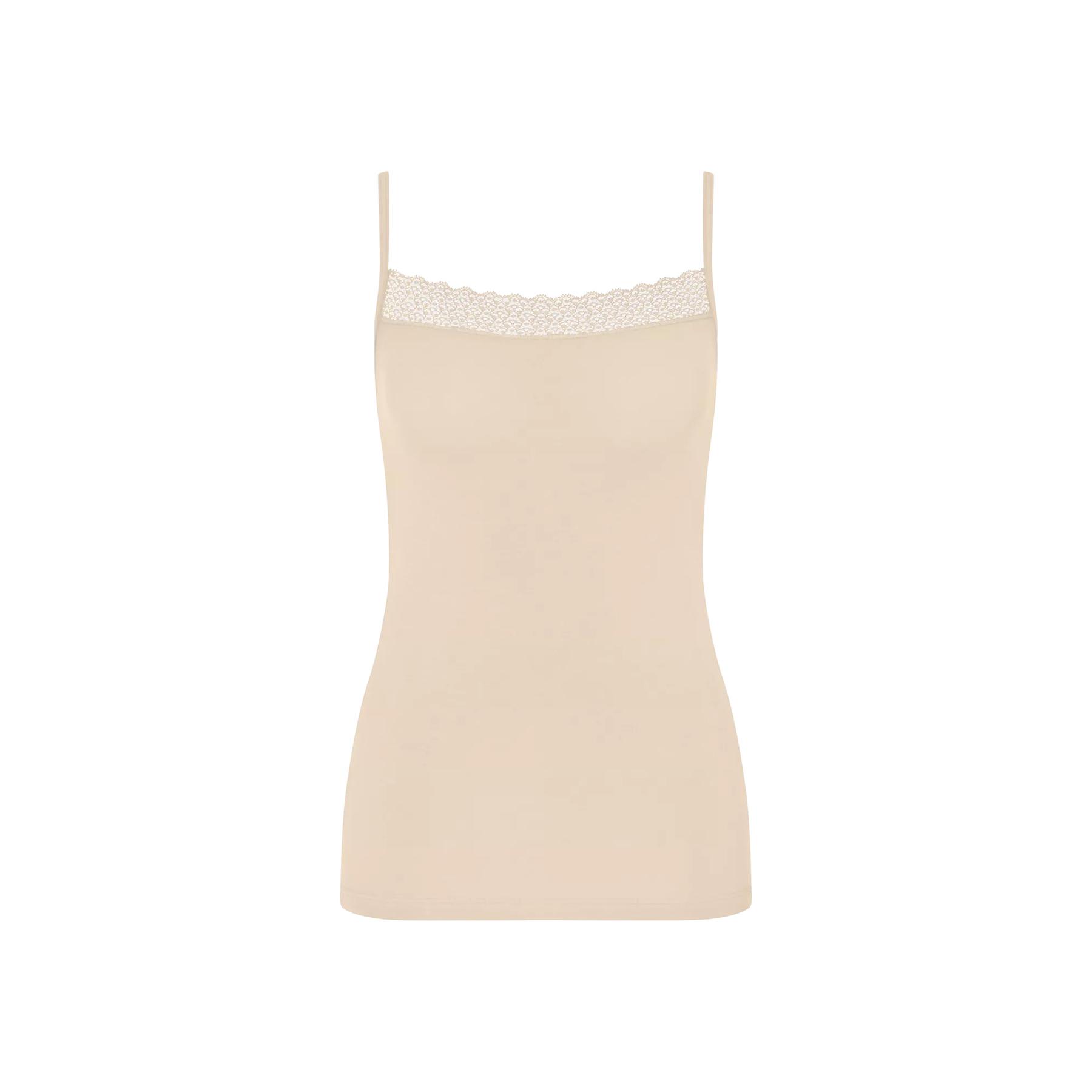 7613109813605 - - Unterhemd mit Spaghettiträgern - Jaune 000M - Feel Of Modal - Unterwäsche für Frauen