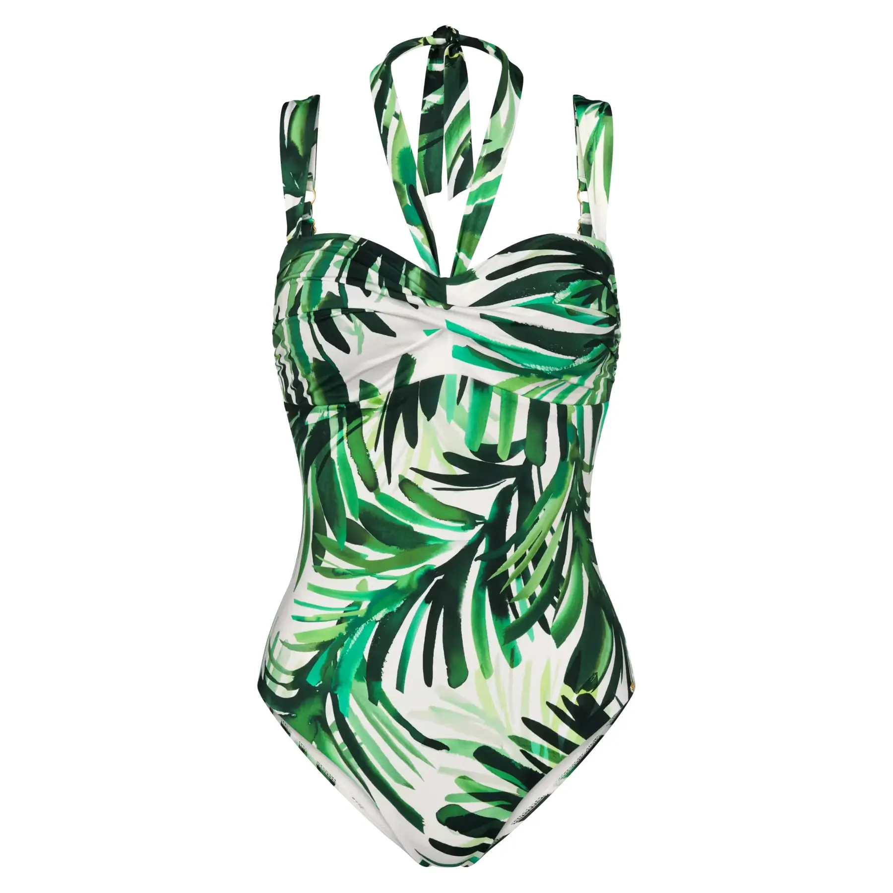 Costume da bagno intero in tessuto modellante donna  Summer Palm