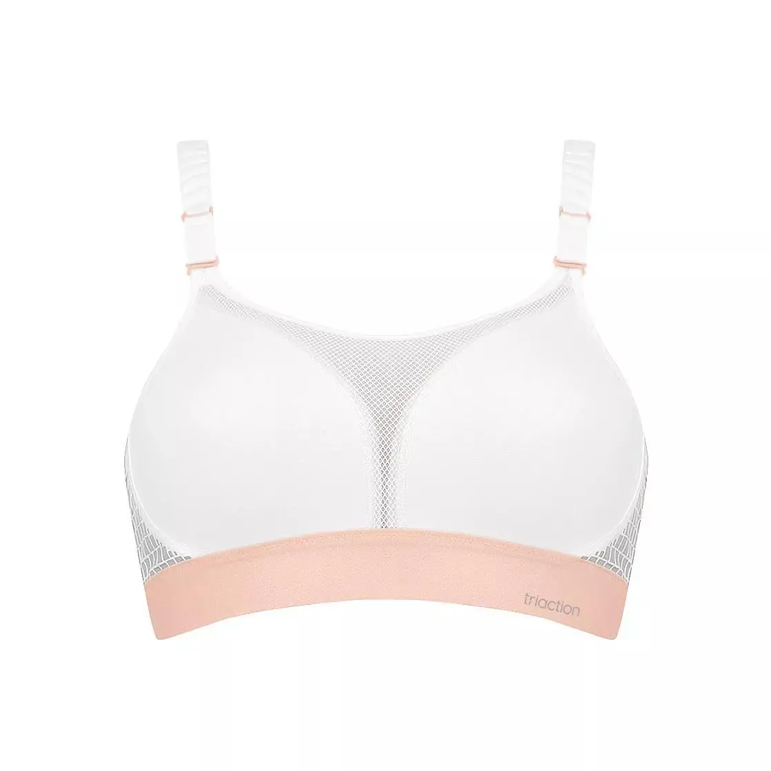 7613108286516 - - Sport BH ohne Bügel - White 80A - Triaction Extreme Lite - Unterwäsche für Frauen