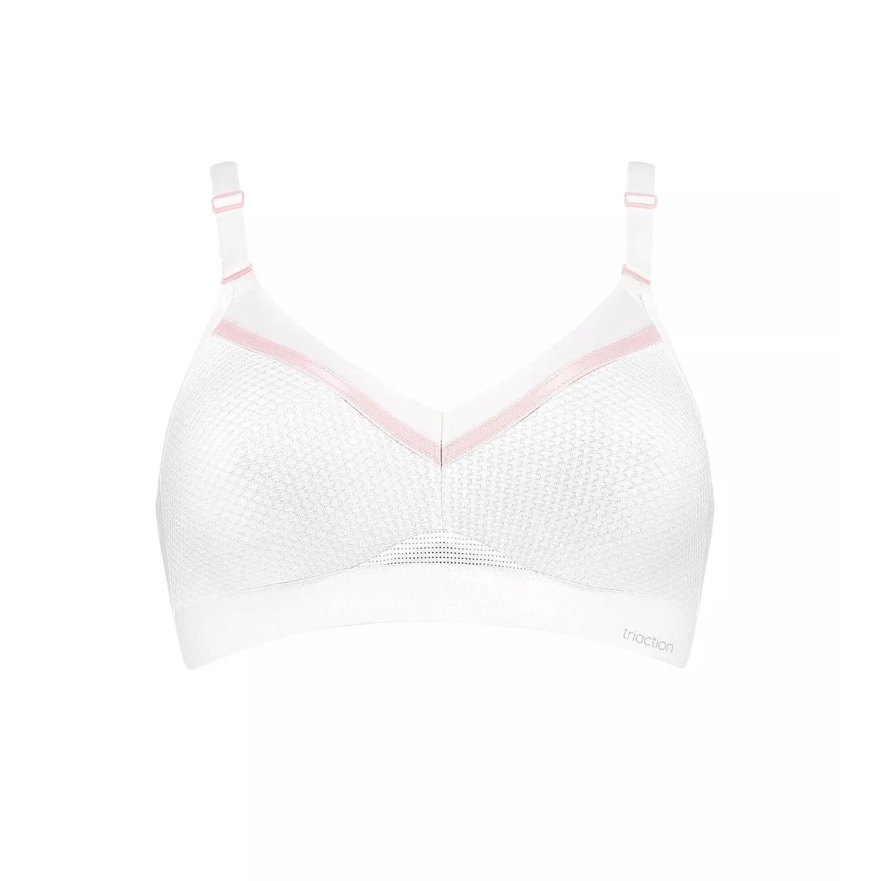 7613113237312 - - Sport BH ohne Bügel - White 85D - Triaction Free Motion - Unterwäsche für Frauen